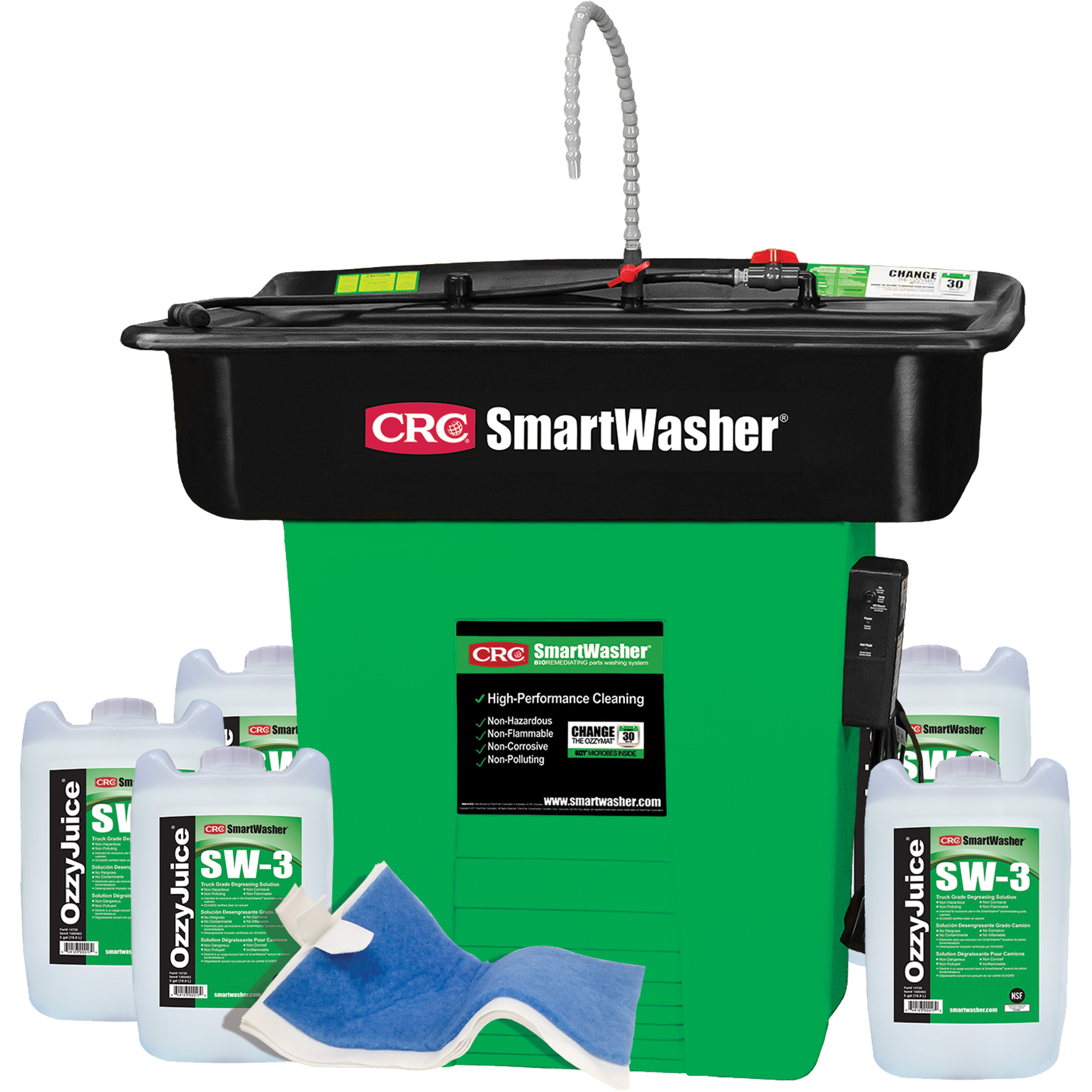 Trousse de bassin de nettoyage de pièces Supersink SmartWasherMD SW-328