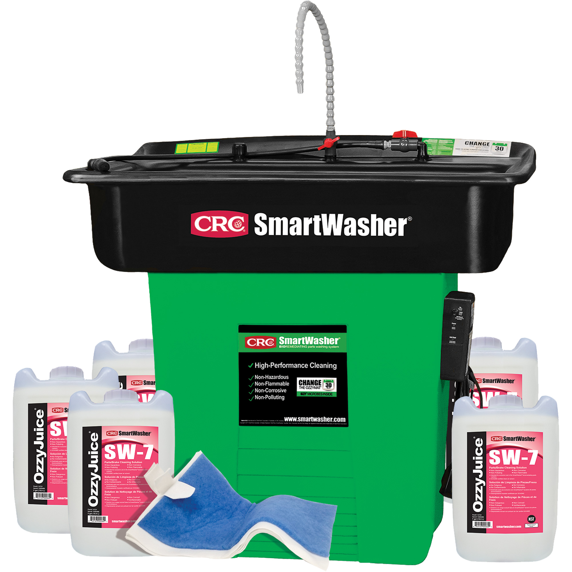 Trousse de bassin de nettoyage de pièces Supersink SmartWasherMD SW-728