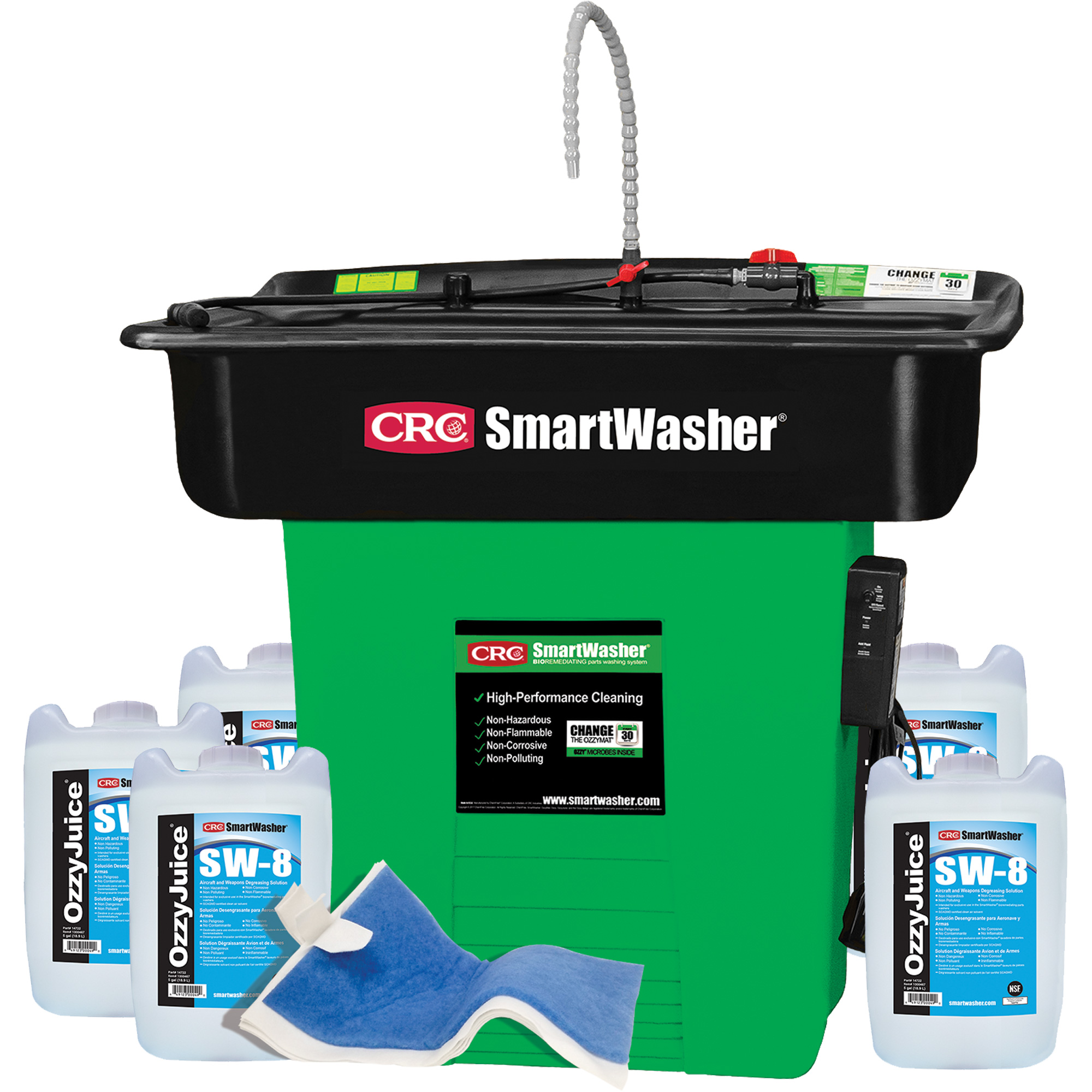 Trousse de bassin de nettoyage de pièces Supersink SmartWasherMD SW-828