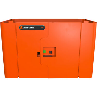 Armoire de rangement sécurisée RAILWORKS en acier avec panneau à deux portes verrouillables