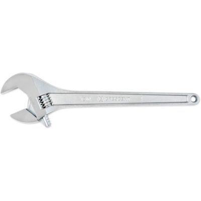 Clé à manche conique réglable — emballé sur carte, 18" lo, la max. 2-1/16"/53 mm, Chrome/Poli