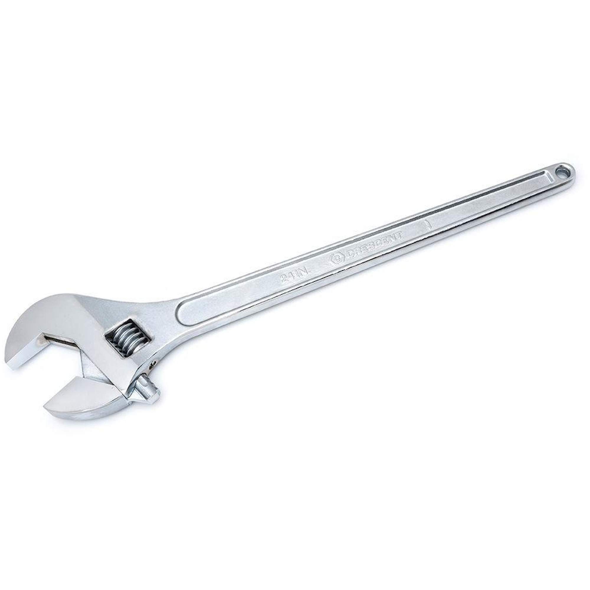 Clé à manche conique réglable — emballé sur carte, 24" lo, la max. 2-7/16"/62 mm, Chrome/Poli