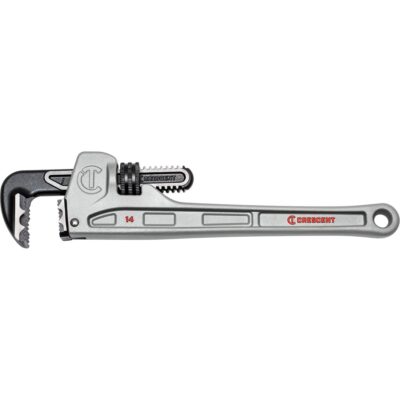 Clé à tuyau à mâchoires K9MC, Cap des mâchoires 2-3/8", Longueur 14", Fini Revêtement en poudre, Prise Non-ergonomique