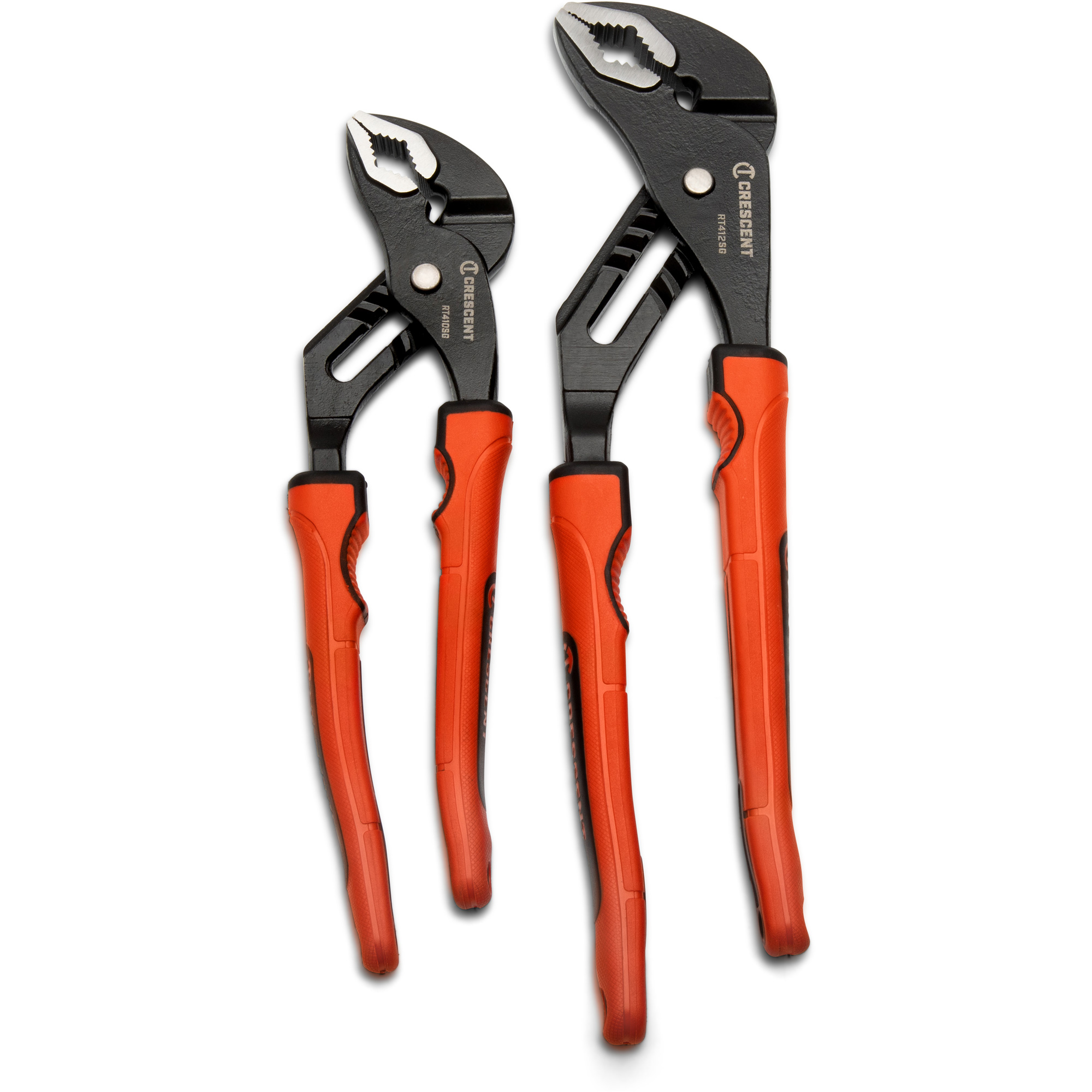 Jeu de pince bouvetées Grip ZoneMC V-Jaw avec manche bimatériau en cuir, 2 Morcea