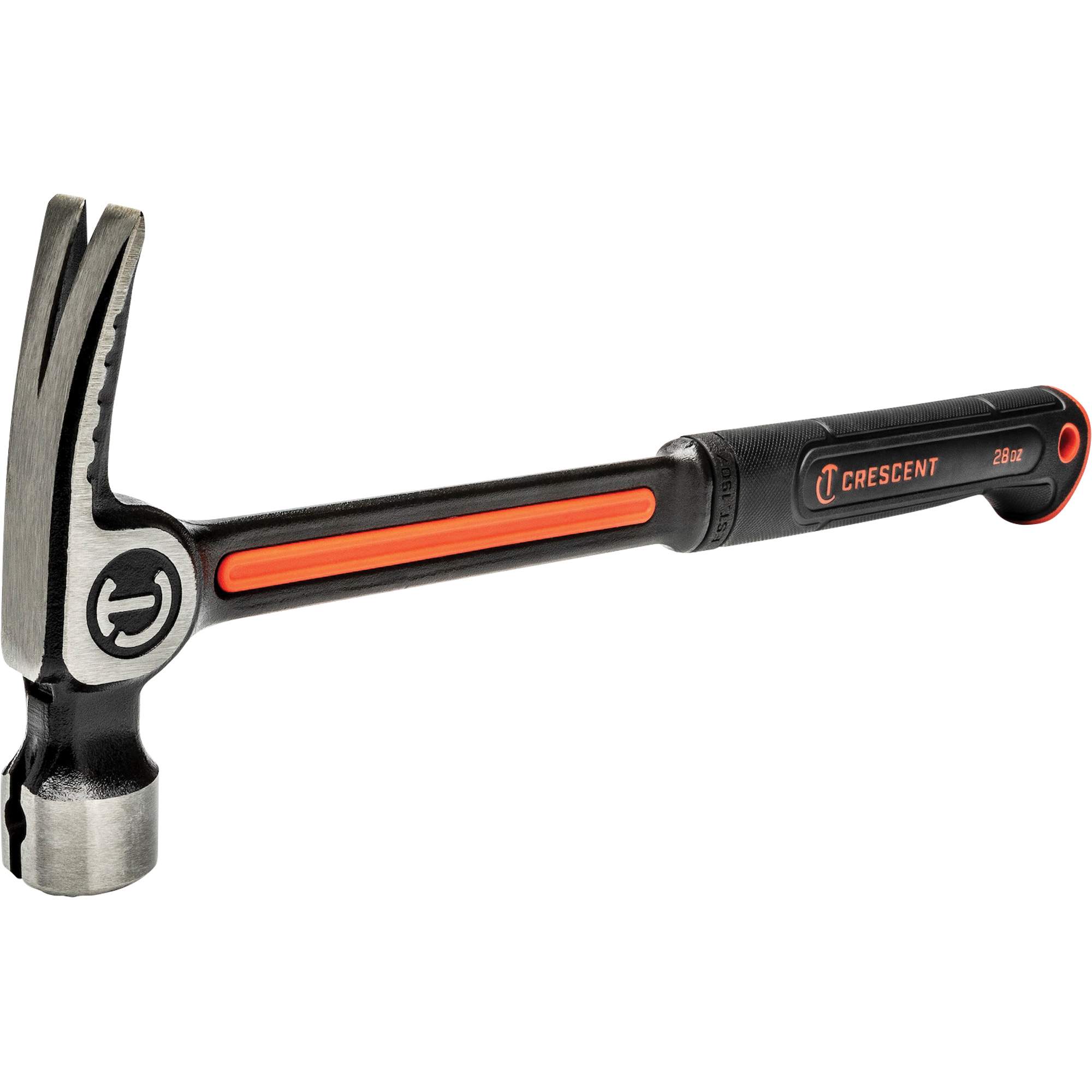 Marteau de charpente à face meulée, 28 oz, Prise en Acier plein, 16" lo – Image 2