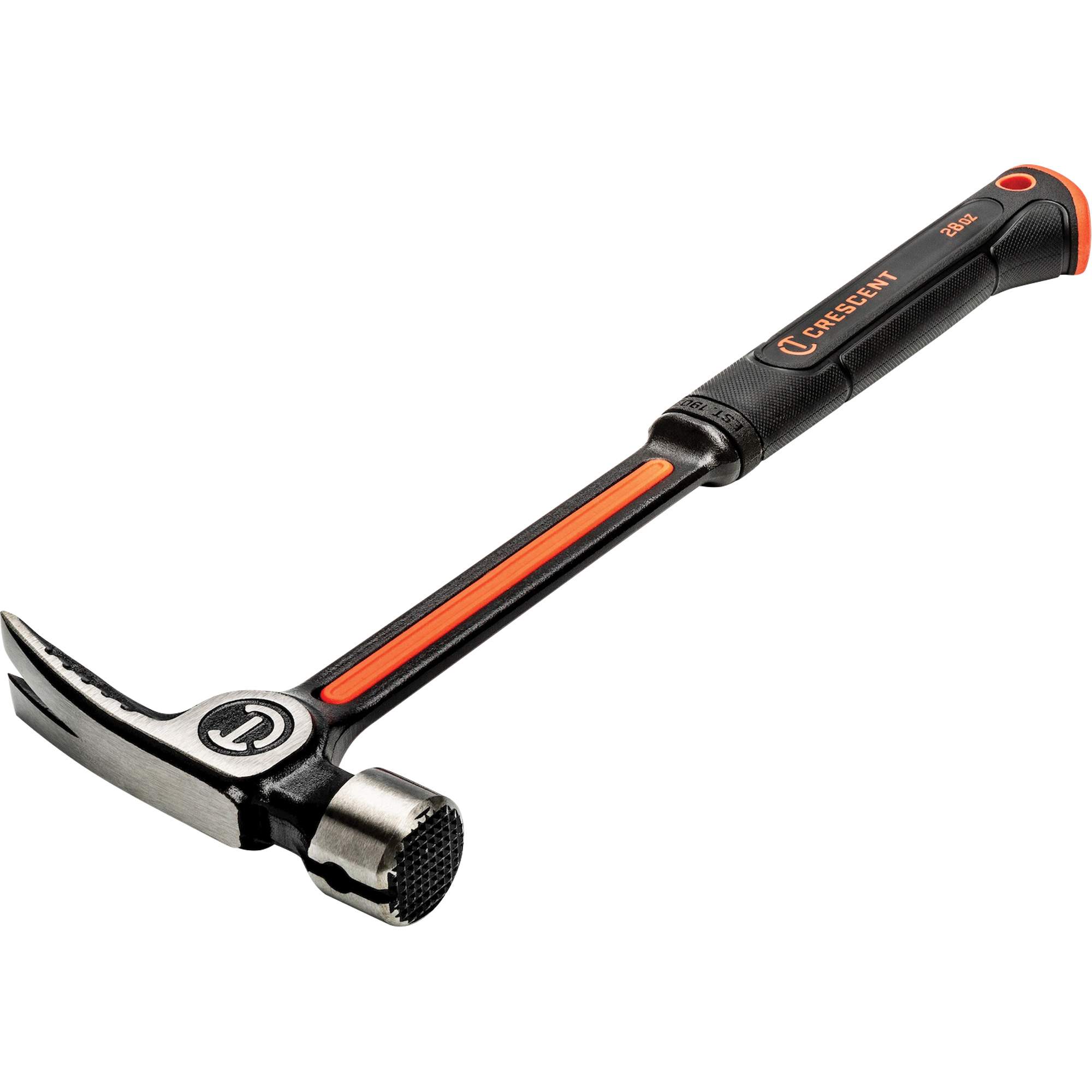 Marteau de charpente à face meulée, 28 oz, Prise en Acier plein, 16" lo – Image 3