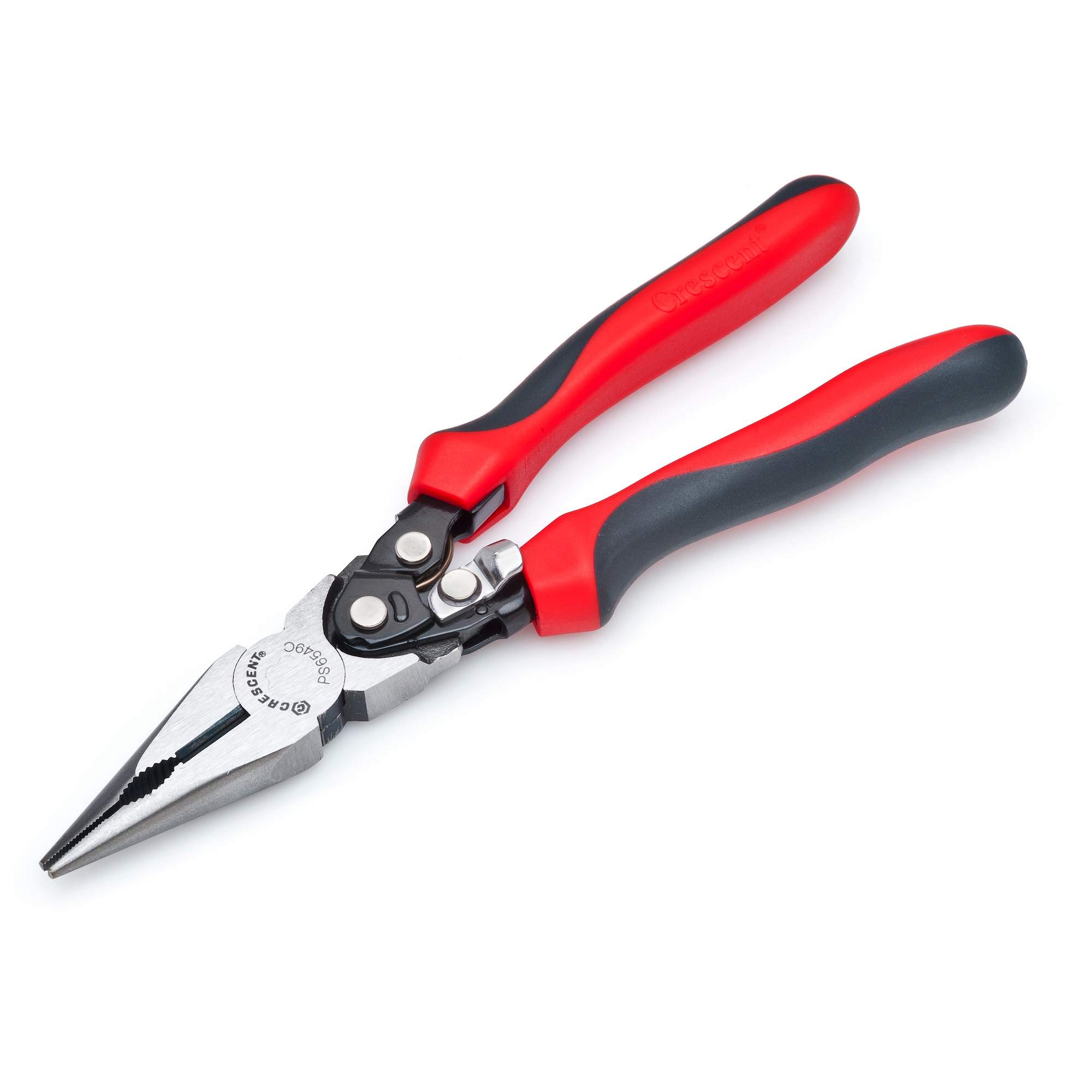 Pince coupante bec long diagonale à action composée et double matériau de série Pro, 9" lo