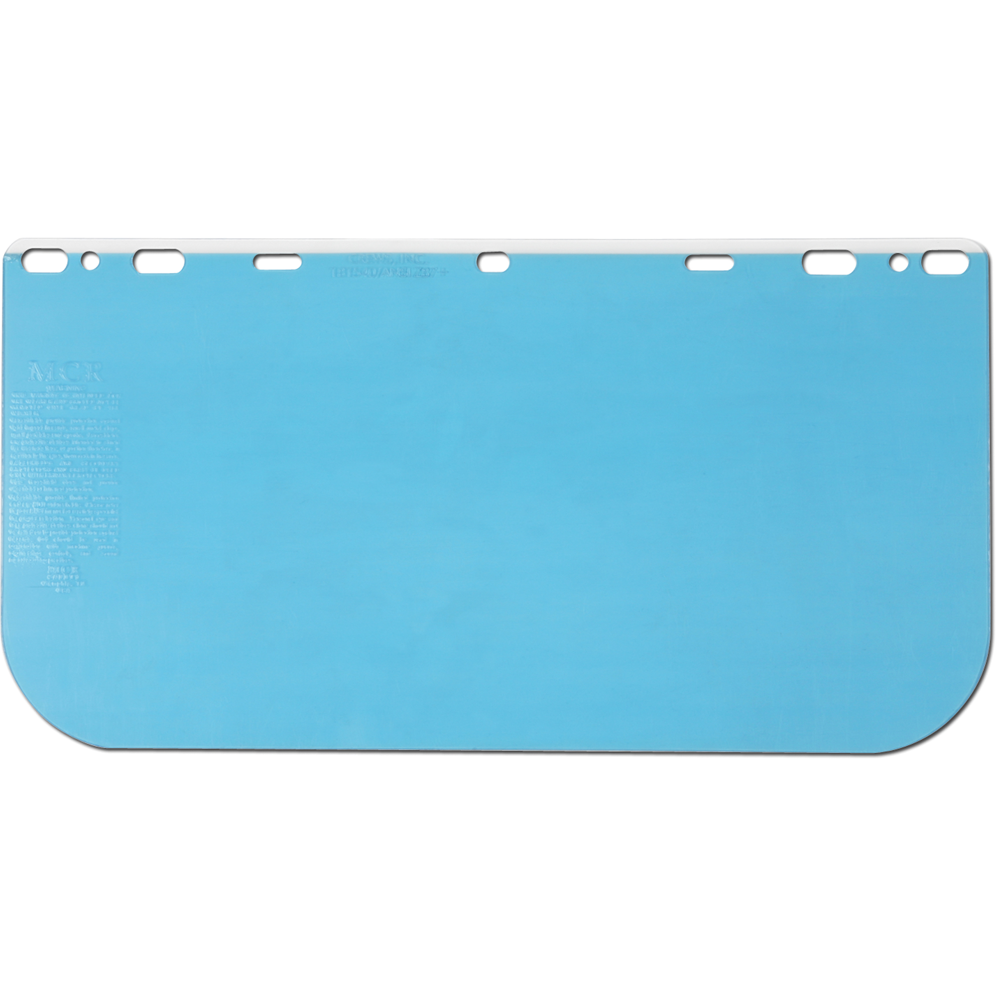 Visière pour harnais à rochet, Polycarbonate, Teinte Transparent