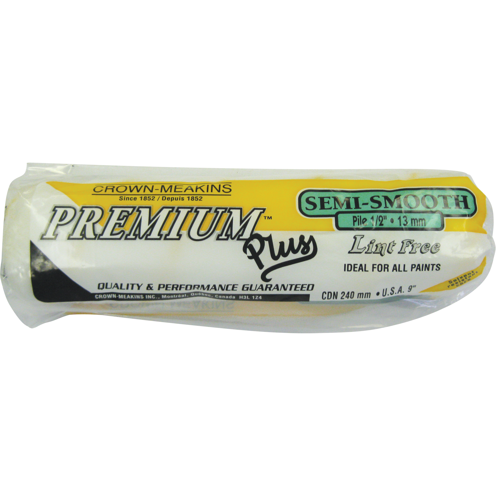 Manchon de rouleau à peinture non pelucheux professionnel, Nap 13 mm (1/2"), 240 mm (9-1/2") l