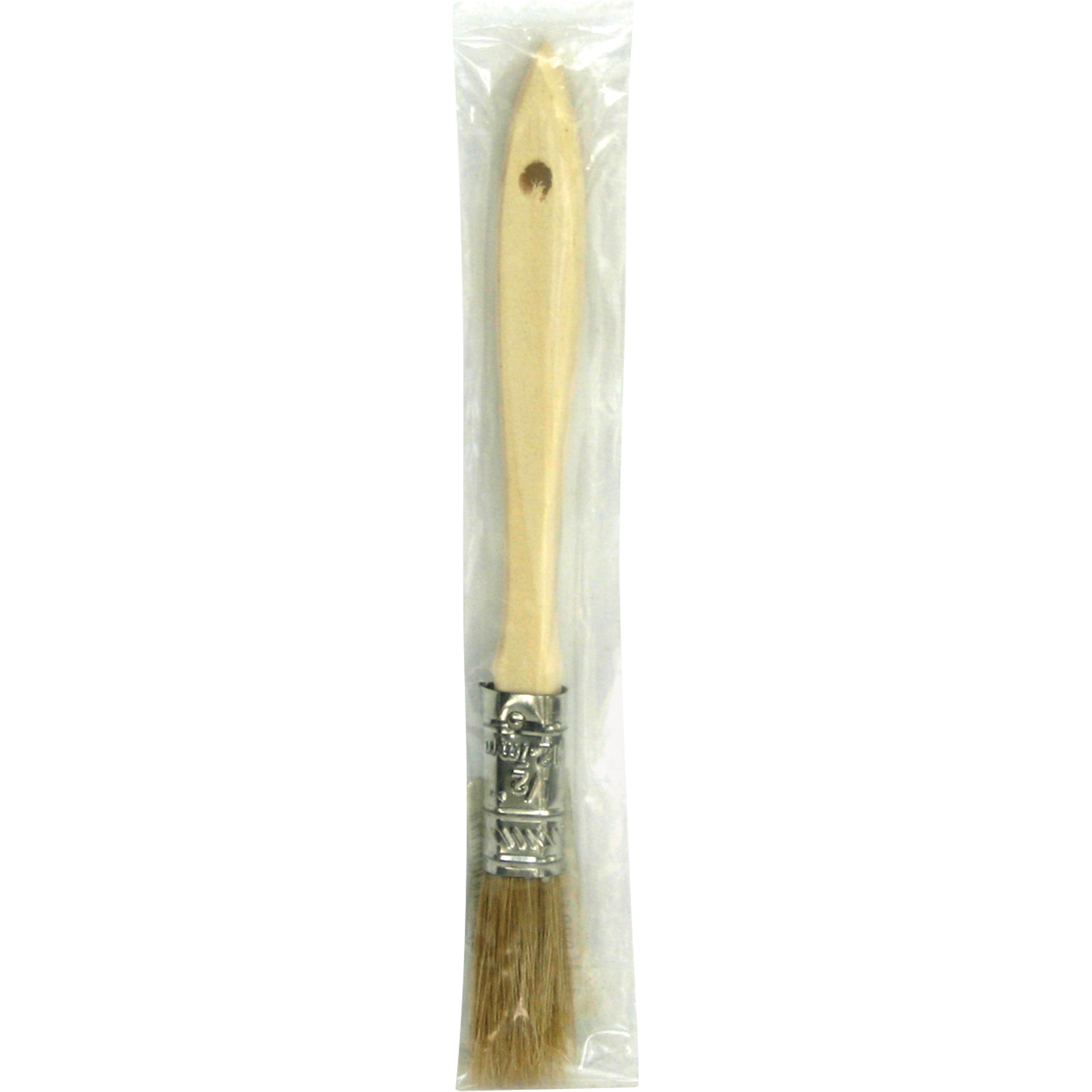 Pinceau à soies rases, Soies, Manche Bois, Largeur de 1/2"