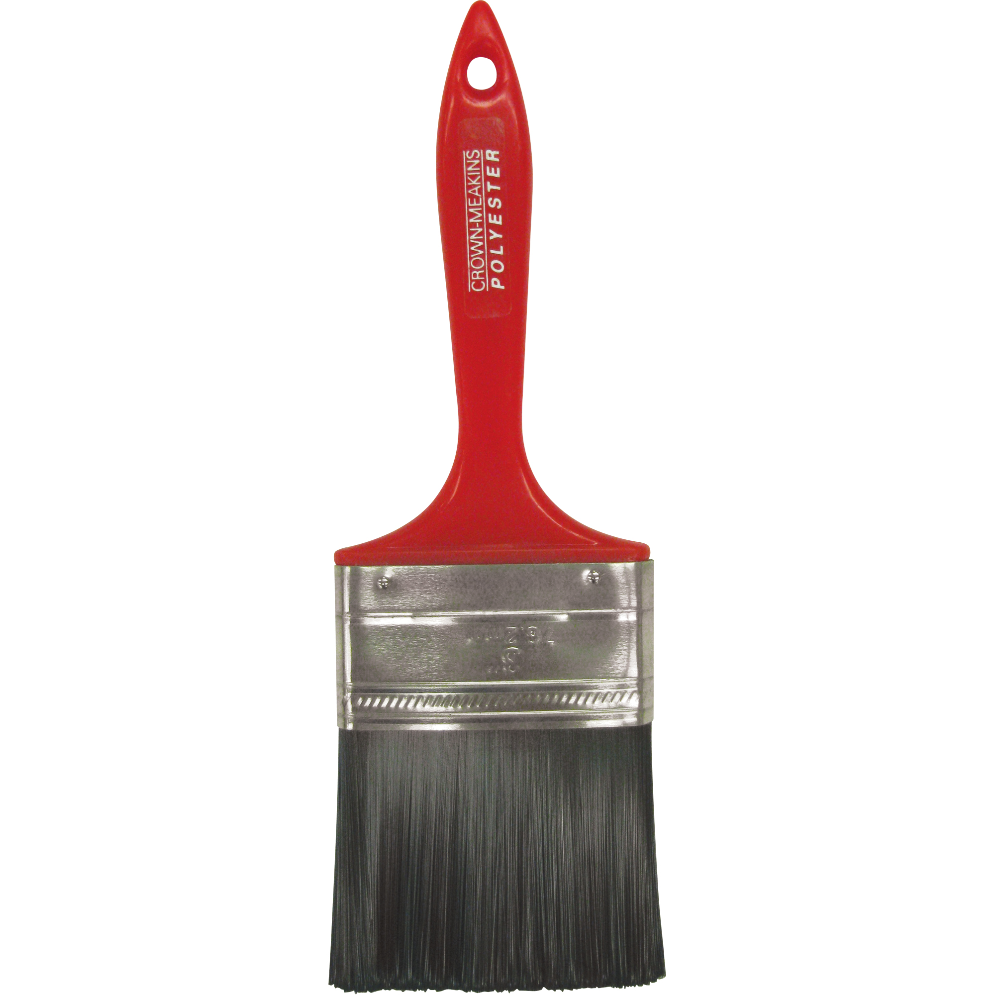 Pinceau en polyester tout usage, Polyester, Manche Plastique, Largeur de 3"