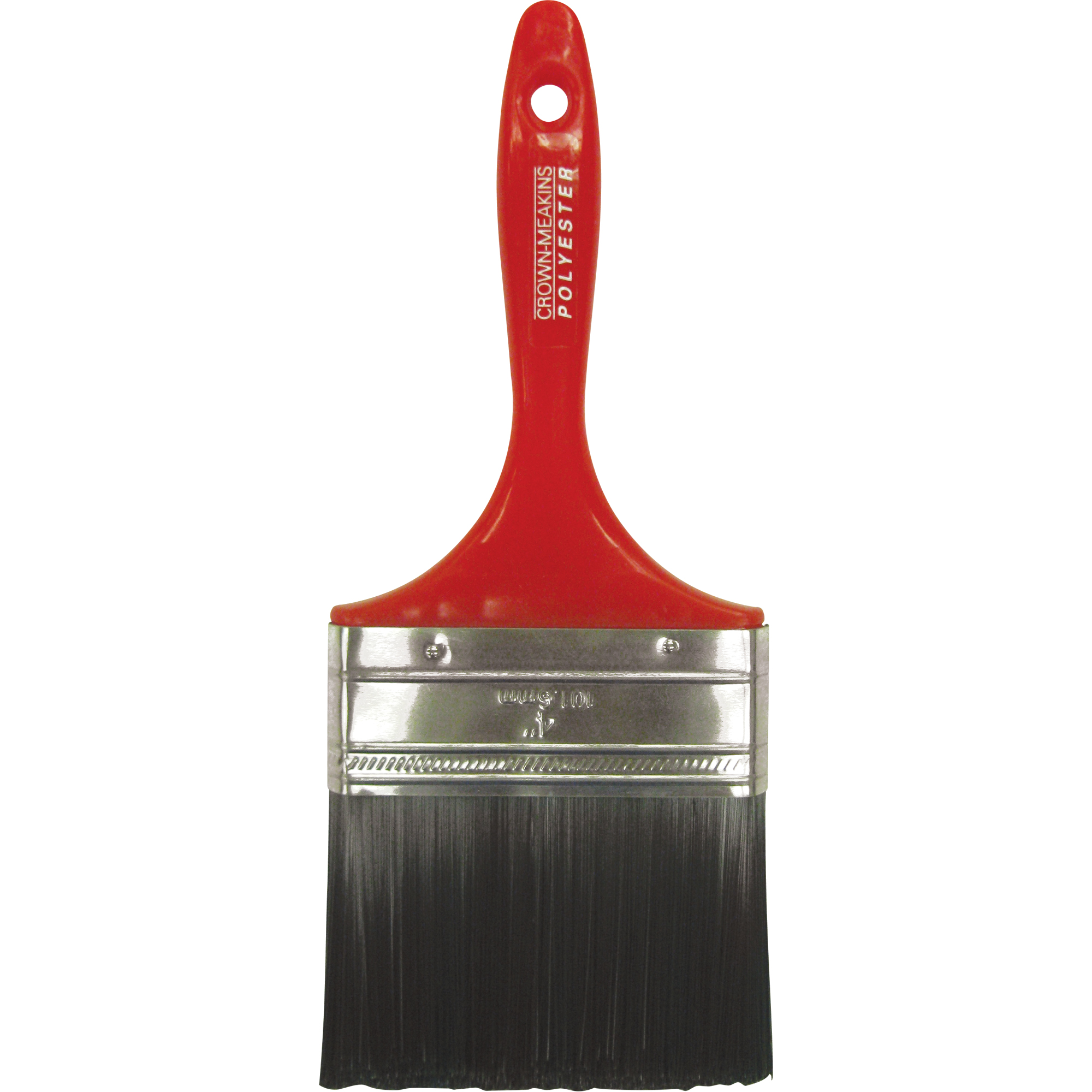 Pinceau en polyester tout usage, Polyester, Manche Plastique, Largeur de 4"