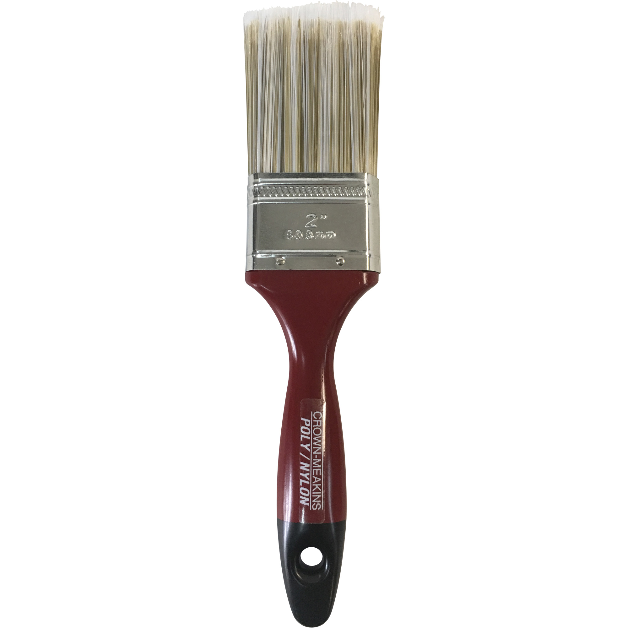Pinceau semi-professionnel, Poly/nylon, Manche Bois, Largeur de 2"