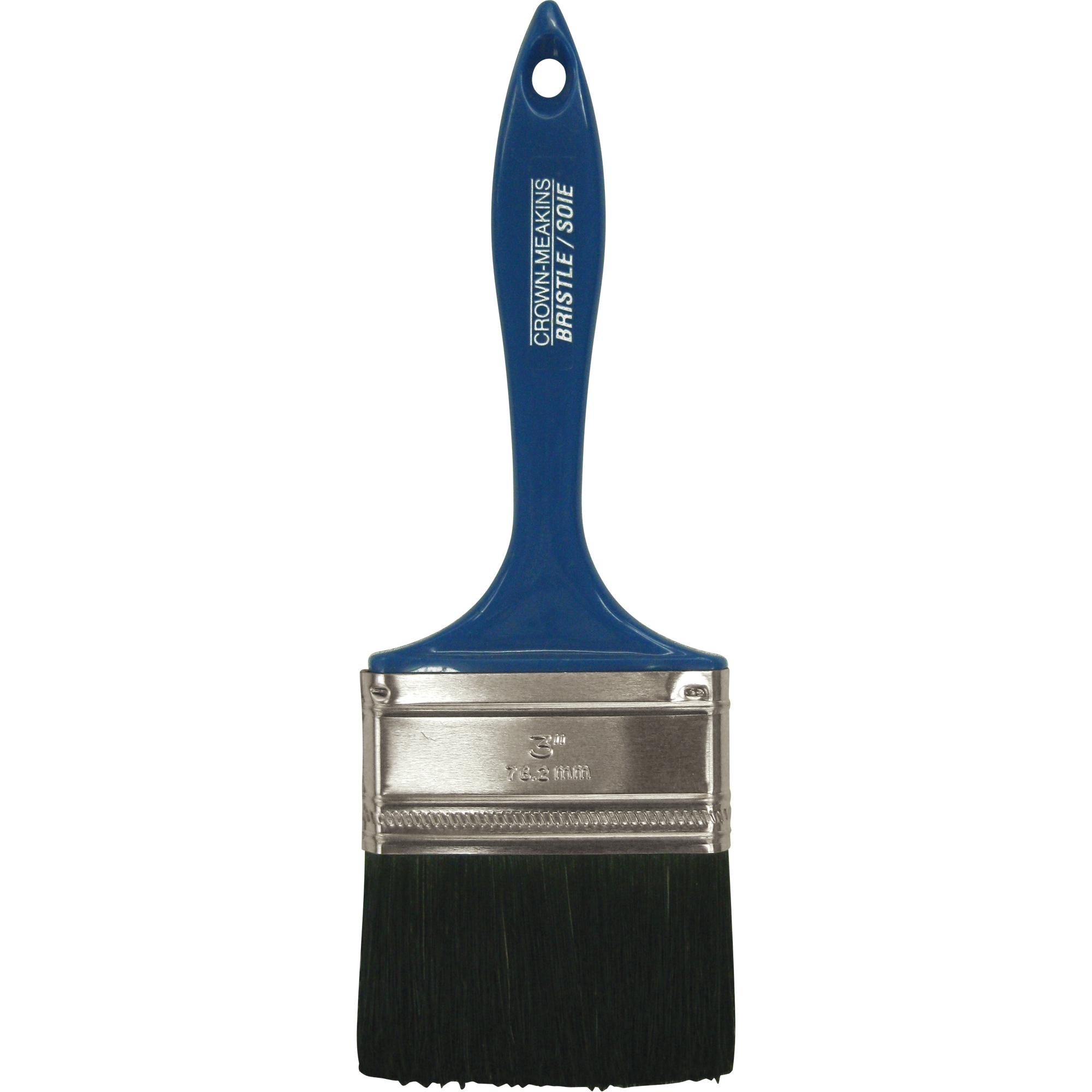 Pinceau tout usage, Soies, Manche Plastique, Largeur de 3"
