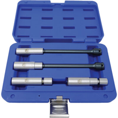 Jeu de douilles pivotantes pour bougie d'allumage Euro 4 mcx, Prise 3/8"