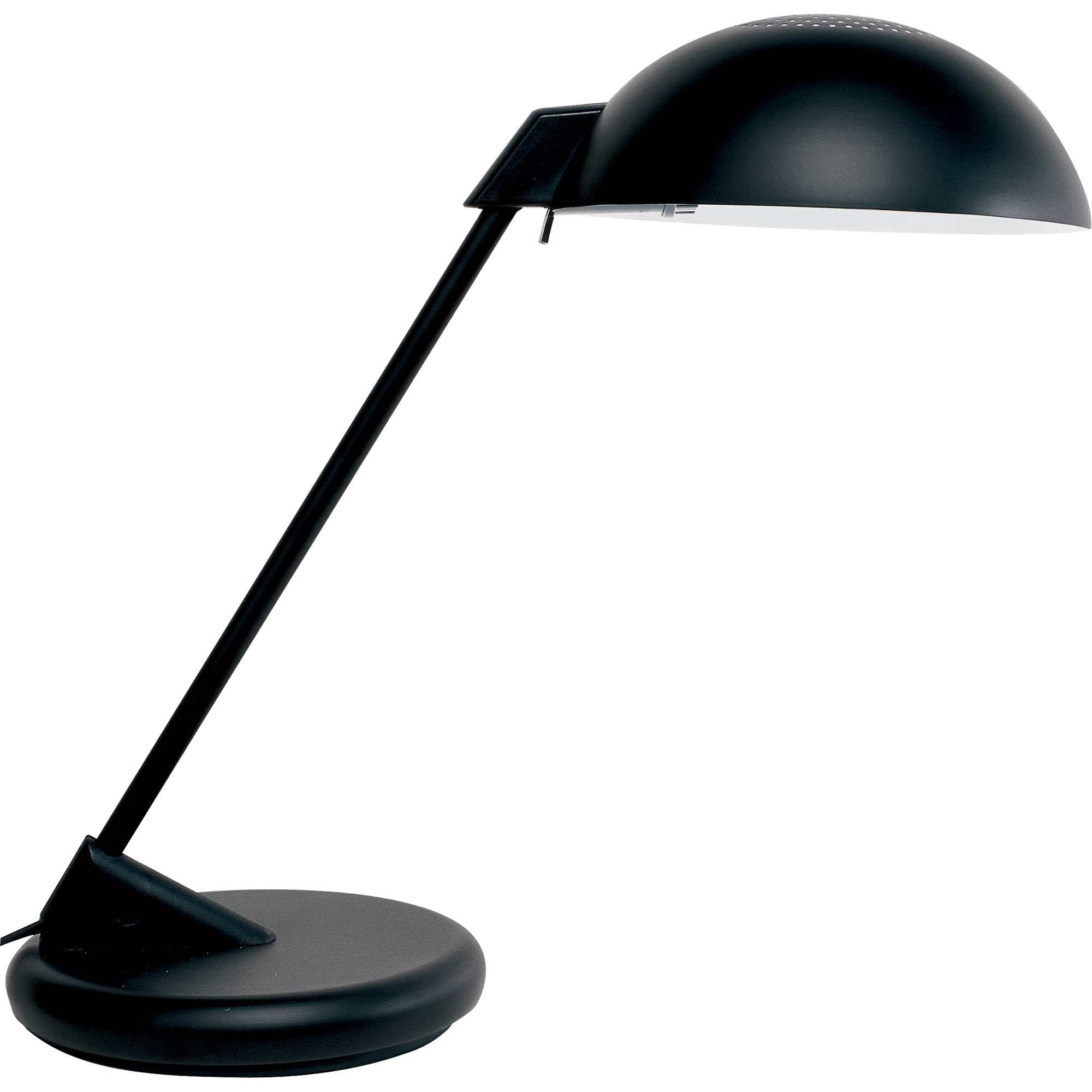 Lampe de bureau, 100 W, Incandescente, Noir