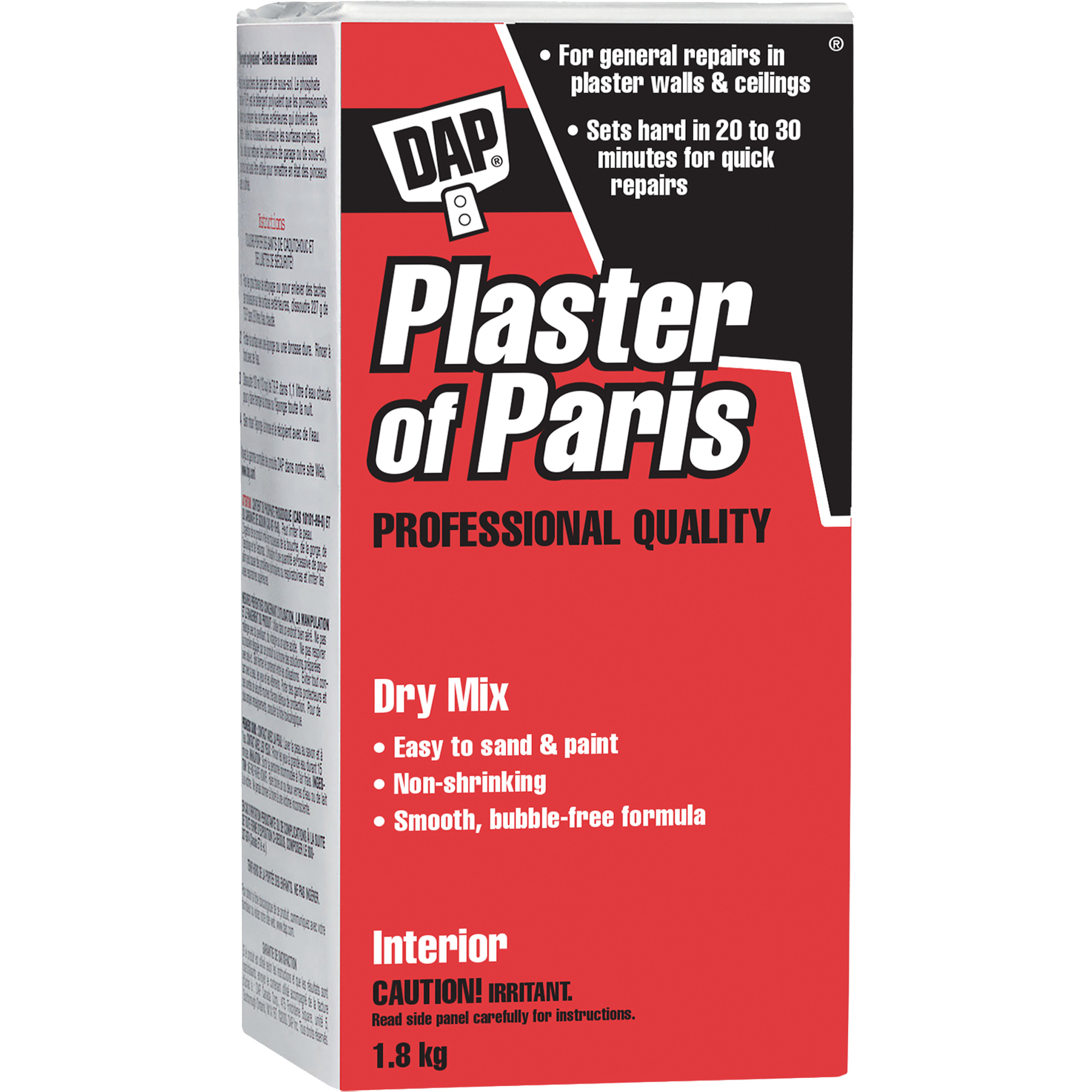Mélange sec de plâtre de Paris, 2 kg, Boîte