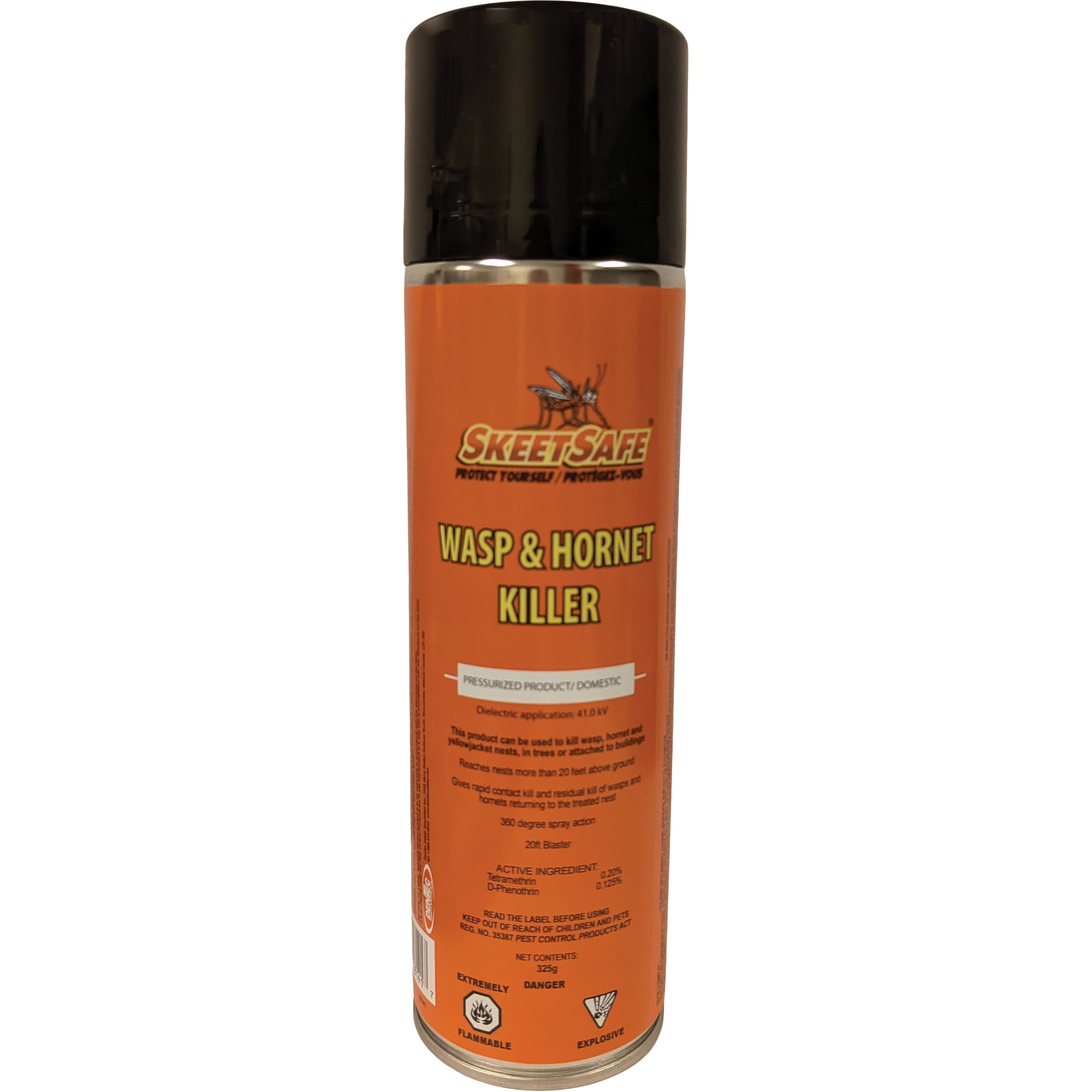 Aérosol contre guêpes et frelons SkeetsafeMD, 350 g, Canette aérosol, À base de solvant