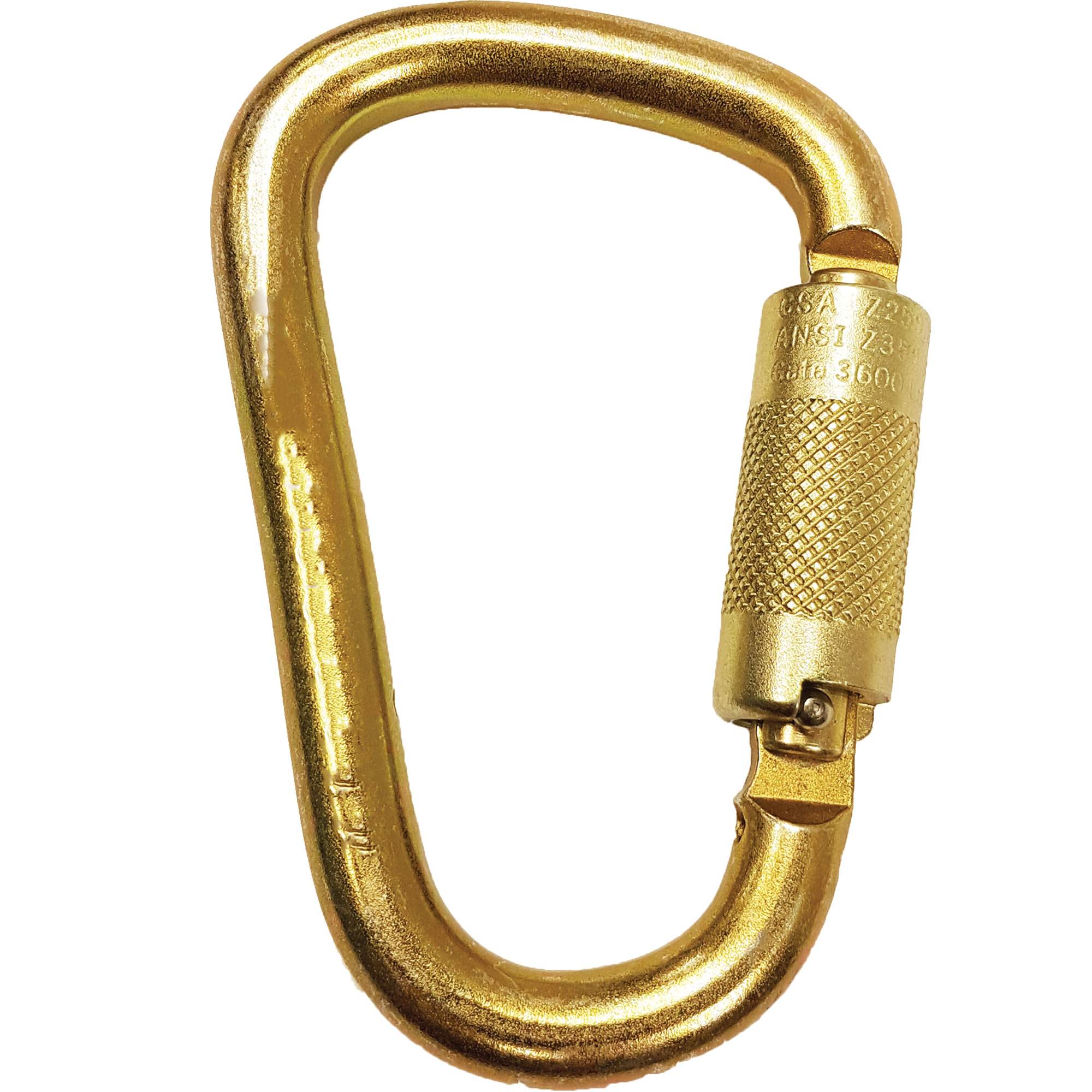 Connecteur mousqueton avec ouverture de 1-1/16"
