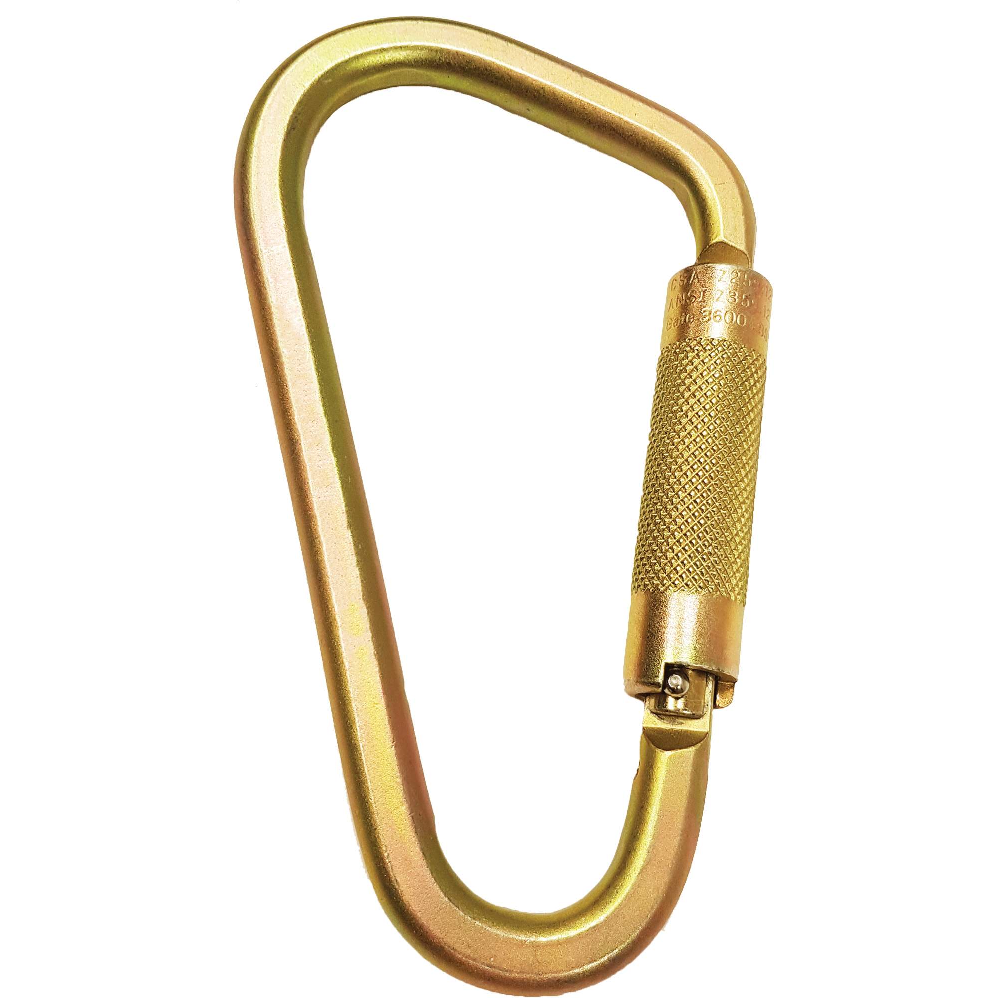 Connecteur mousqueton avec ouverture de 2-1/4"