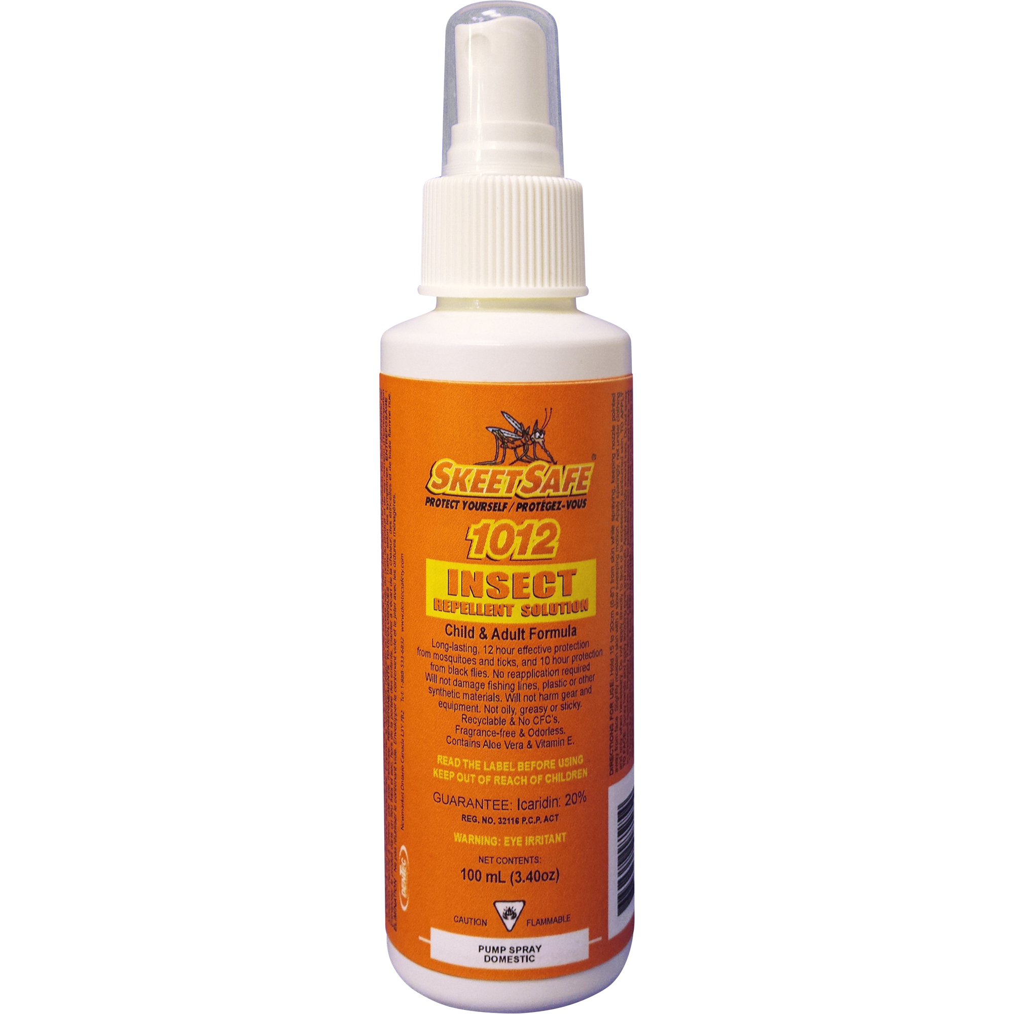 Insectifuge SkeetSafeMD, Sans DEET, Vaporisateur, 100 ml