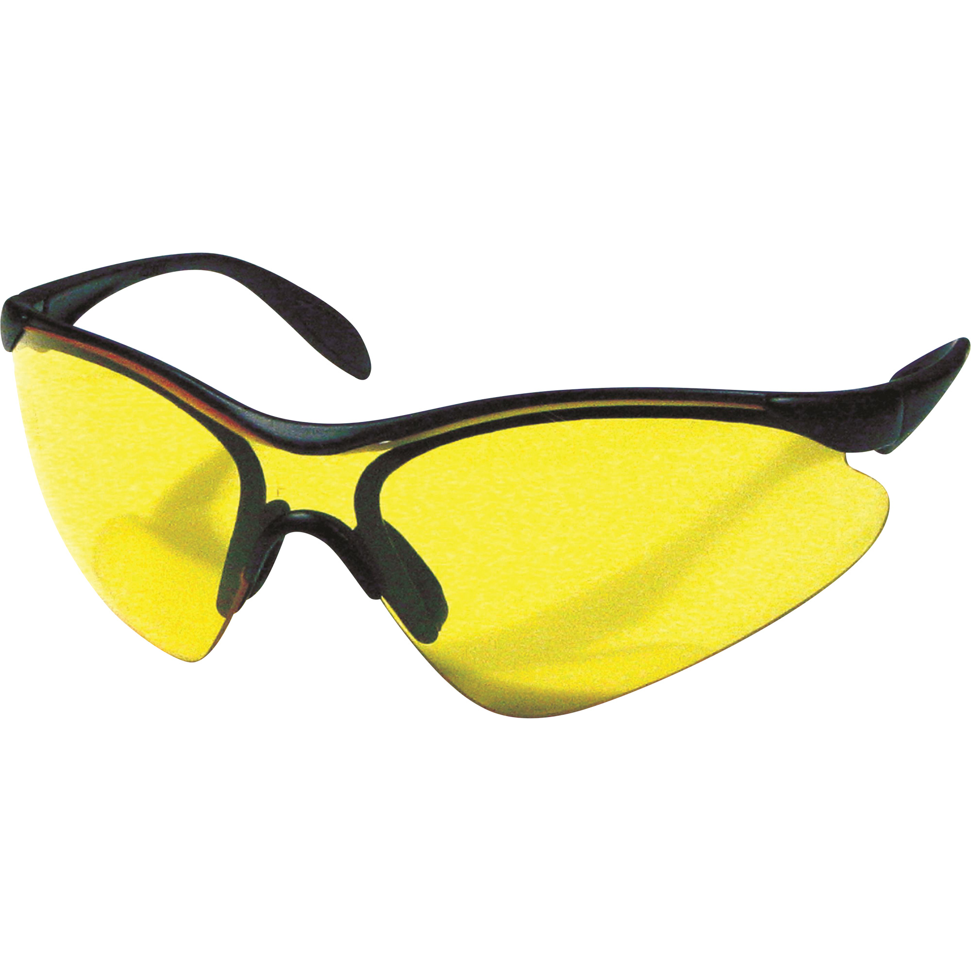 Lunettes de sécurité MirandaMC, Lentille Jaune, Anti-égratignures, Répond ou surpasse la norme CSA Z94.3