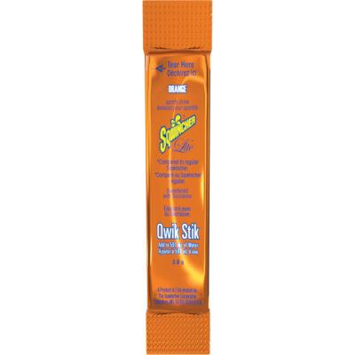 Sqwincher® Boisson de réhydratation ZEROMD Qwik StikMC, Poudre, Orange