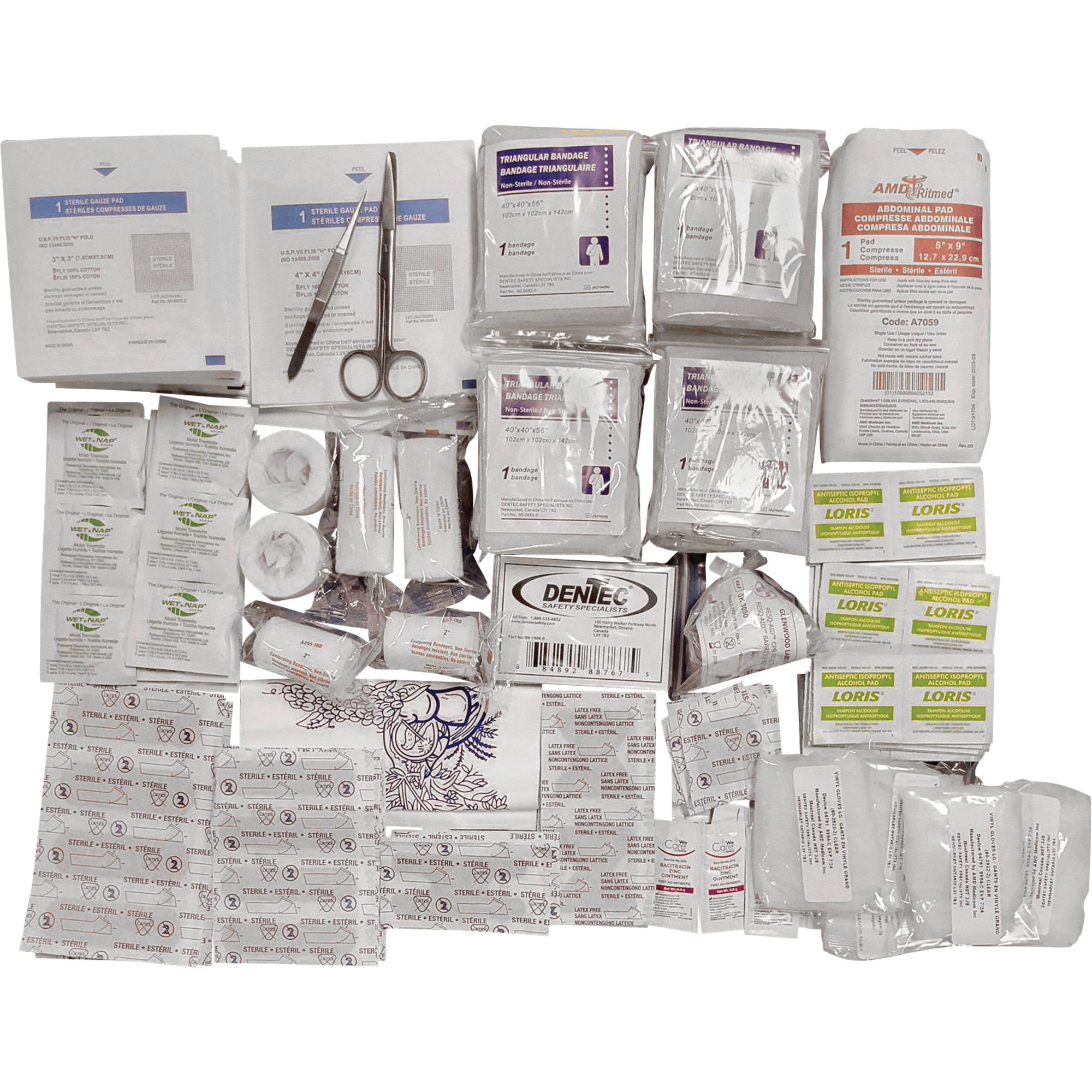 Trousse de premiers soins de base et recharge ShieldMC, Répond à la norme CSA Z1220-17 type 2 environnements à faible risque, Grand (51-100 travailleurs)