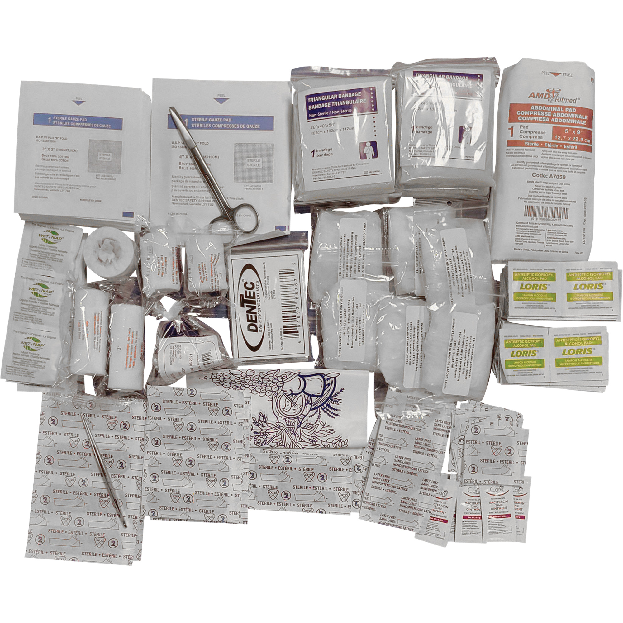 Trousse de premiers soins de base et recharge ShieldMC, Répond à la norme CSA Z1220-17 type 2 environnements à faible risque, Moyen (26-50 travailleurs)