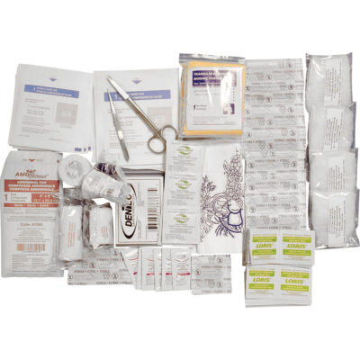 Trousse de premiers soins de base et recharge ShieldMC, Répond à la norme CSA Z1220-17 type 2 environnements à faible risque, Petit (2-25 travailleurs)