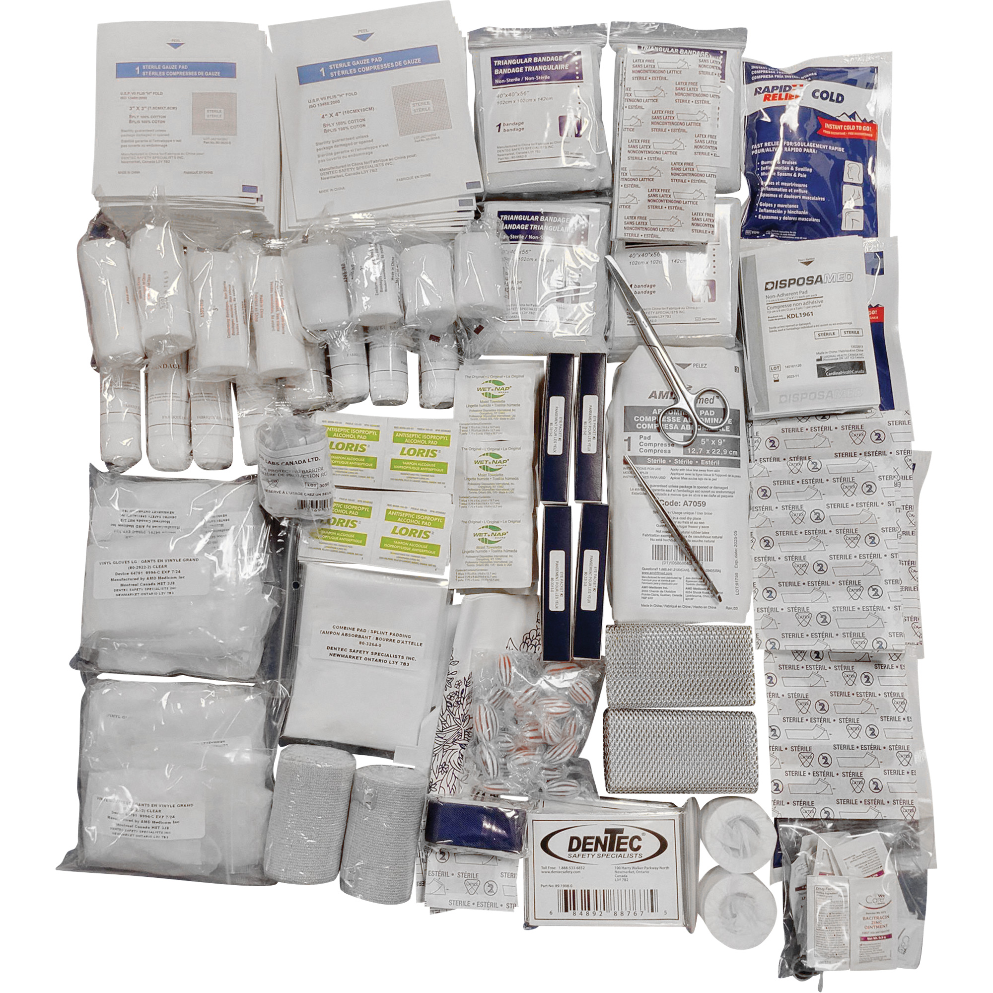 Trousse de premiers soins de intermédiaire et recharge ShieldMC, Répond à la norme CSA Z1220-17 type 3 environnements à haut risque, Grand (51-100 travailleurs)