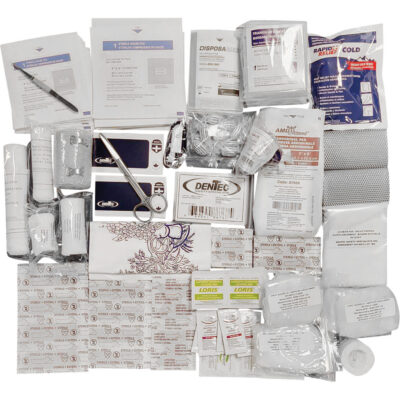 Trousse de premiers soins de intermédiaire et recharge ShieldMC, Répond à la norme CSA Z1220-17 type 3 environnements à haut risque, Petit (2-25 travailleurs)