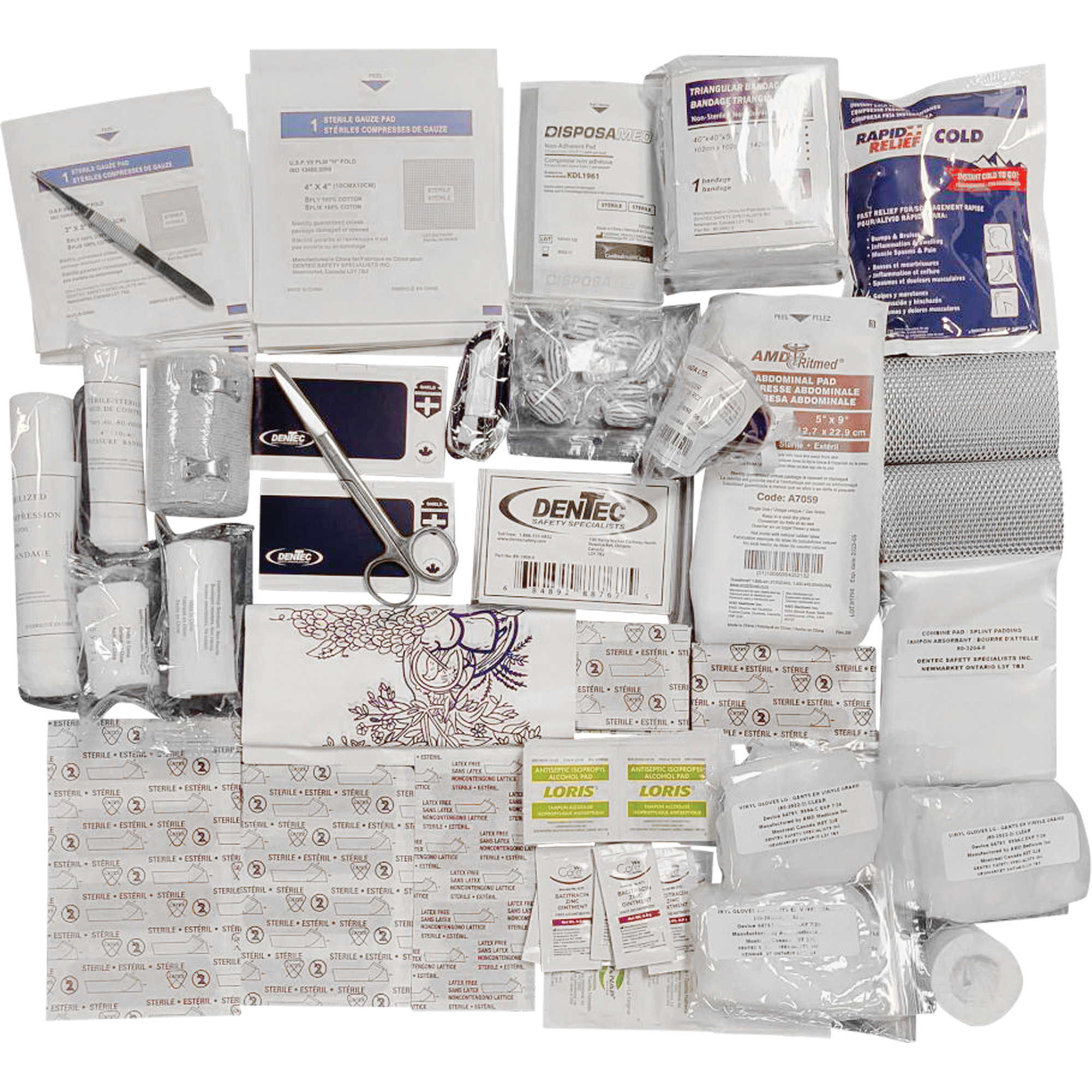 Trousse de premiers soins de intermédiaire et recharge ShieldMC, Répond à la norme CSA Z1220-17 type 3 environnements à haut risque, Petit (2-25 travailleurs)