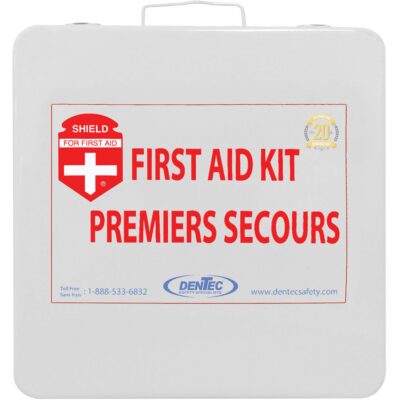 Trousse de premiers soins ShieldMC, Répond ou surpasse la norme CSA Z1220-24 type 2 environnements à faible risque, Moyen (26-50 travailleurs)