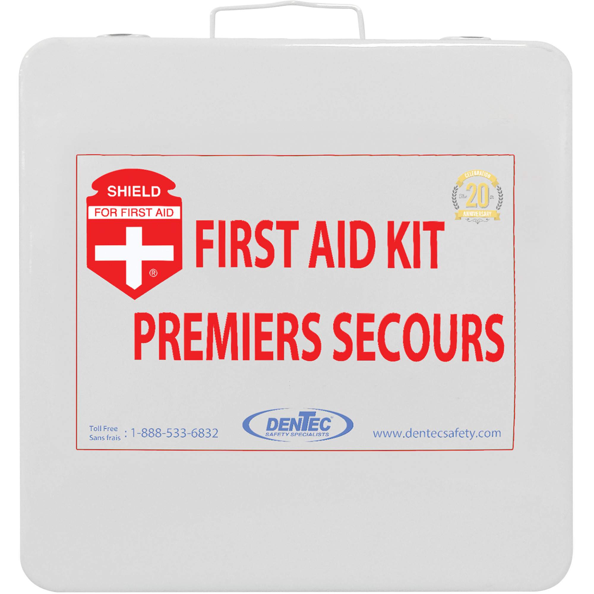 Trousse de premiers soins ShieldMC, Répond ou surpasse la norme CSA Z1220-24 type 2 environnements à faible risque, Moyen (26-50 travailleurs)