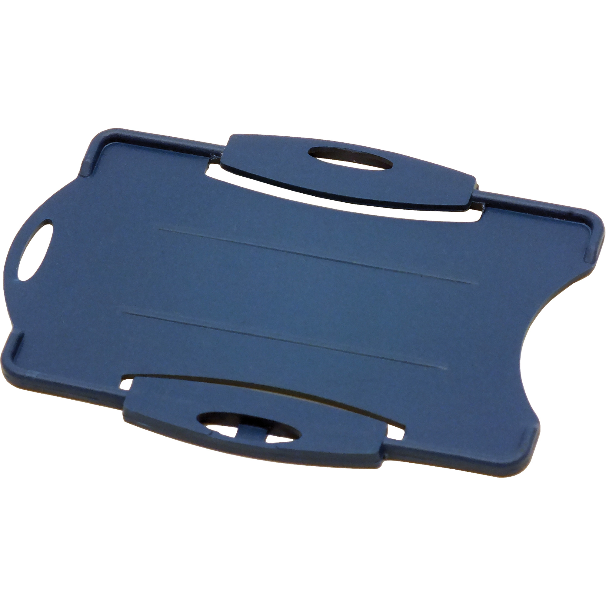 Porte-carte décelable par détecteur de métal pour cartes à piste magnétique