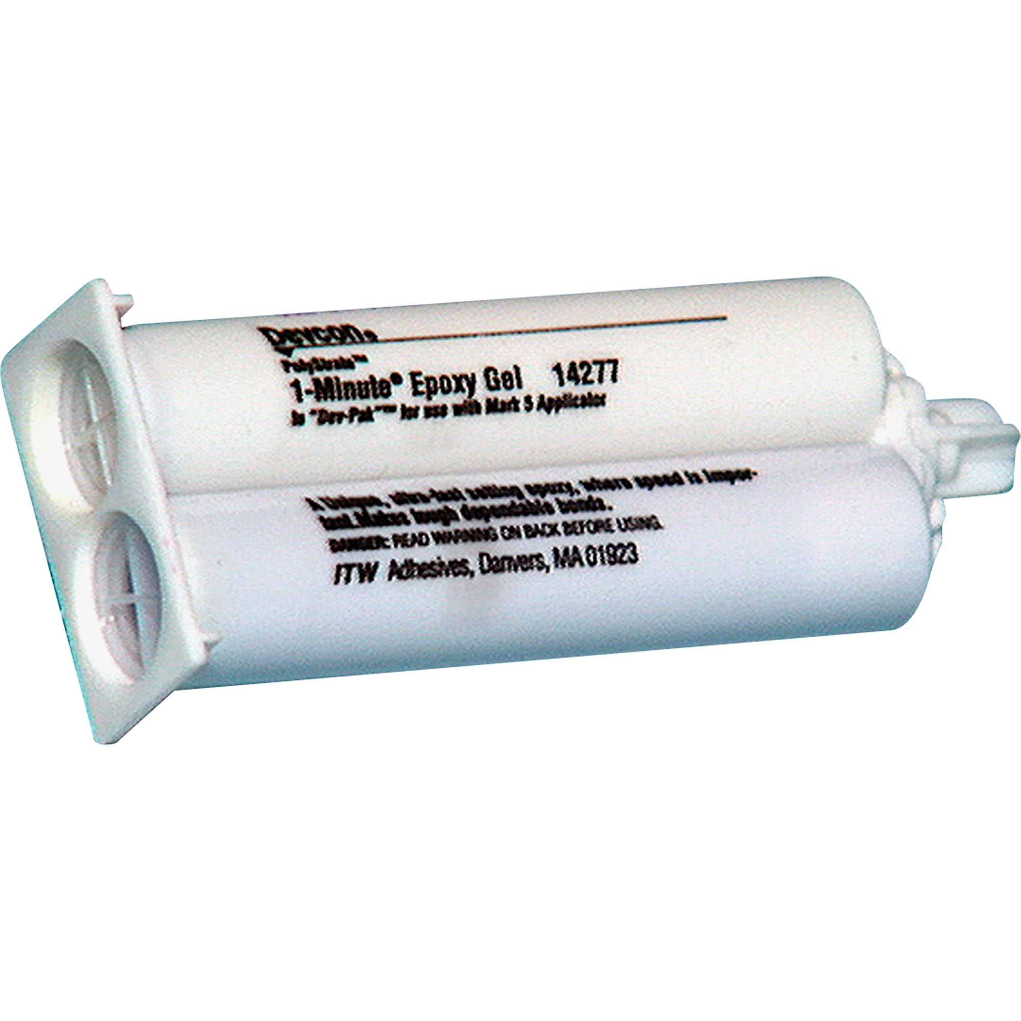 Adhésif 1 minute, 50 ml, Cartouche double, Deux composants, Ambrée