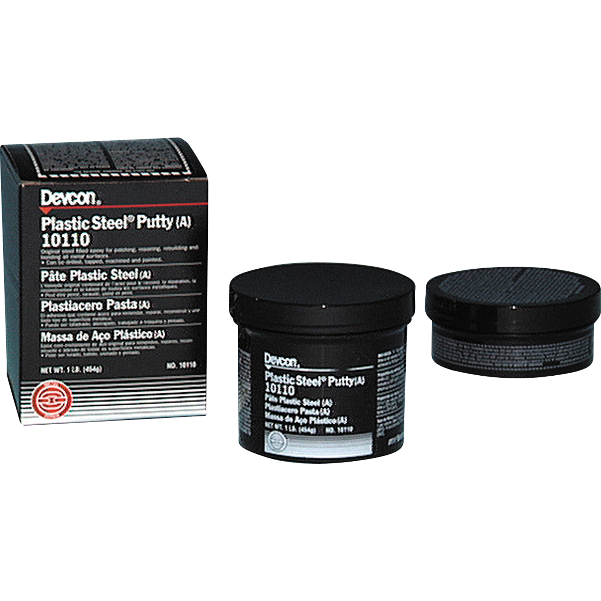 Mastic Plastic SteelMD 5 MinuteMD, 1 lb, Récipient