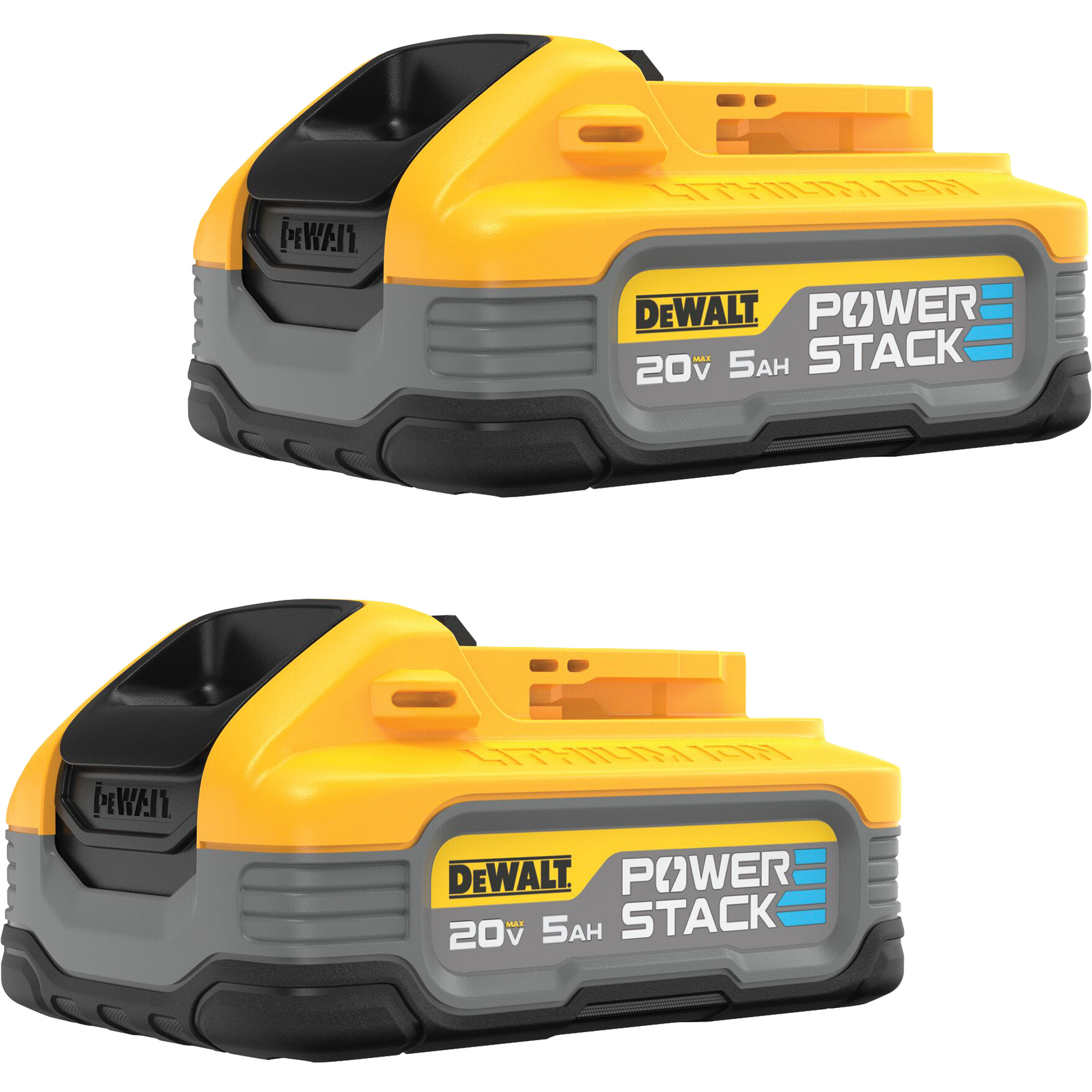 2 batteries POWERSTACKMC, Lithium-ion, 20 V, 5 Ah