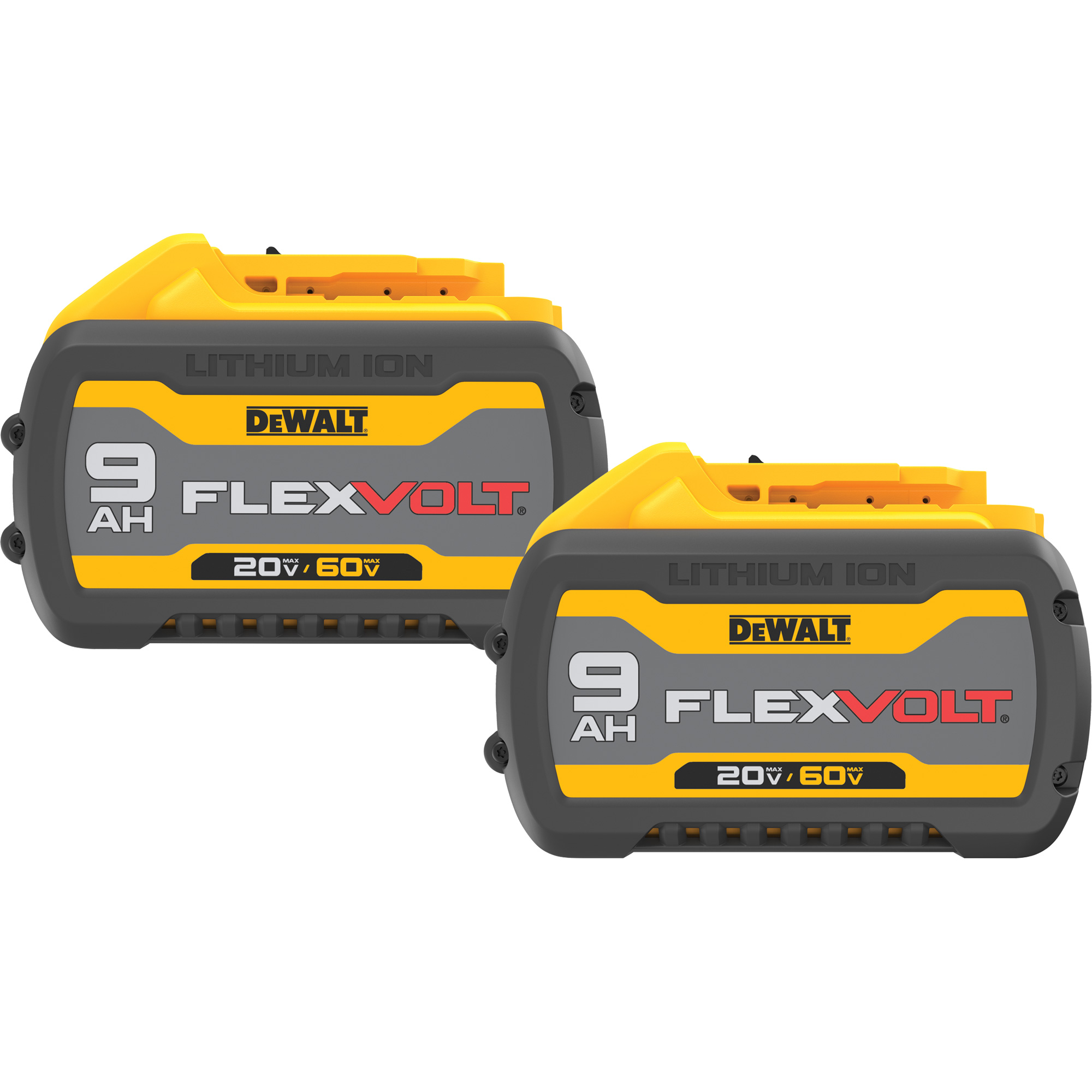 Blocs-piles FlexVoltMC, Lithium-ion, 20 V/60 V, 9 A