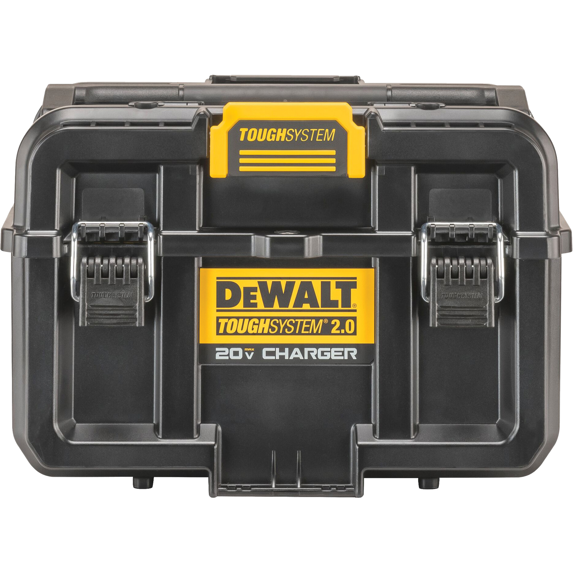 Chargeur 20V à deux ports ToughSystemMD 2.0, 14" x 15" x 9", Noir/Jaune
