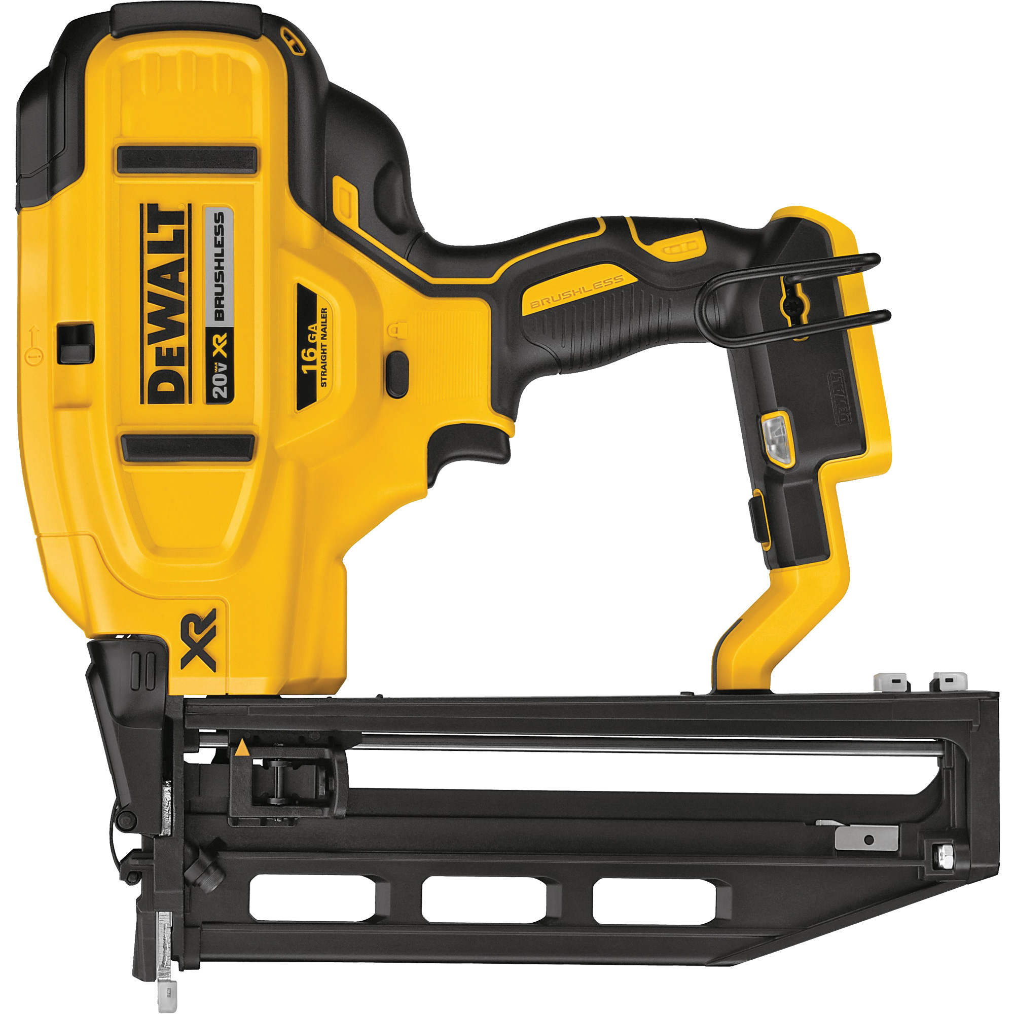 Cloueuse de finition droite Max XRMD sans fil pour clous de calibre 16 (outil seulement), 20 V, Lithium-ion