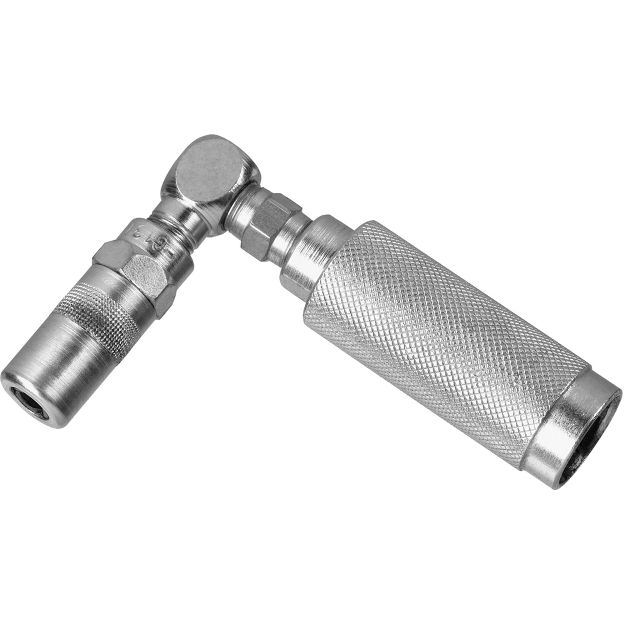 Coupleur du pistolet graisseur à angle droit