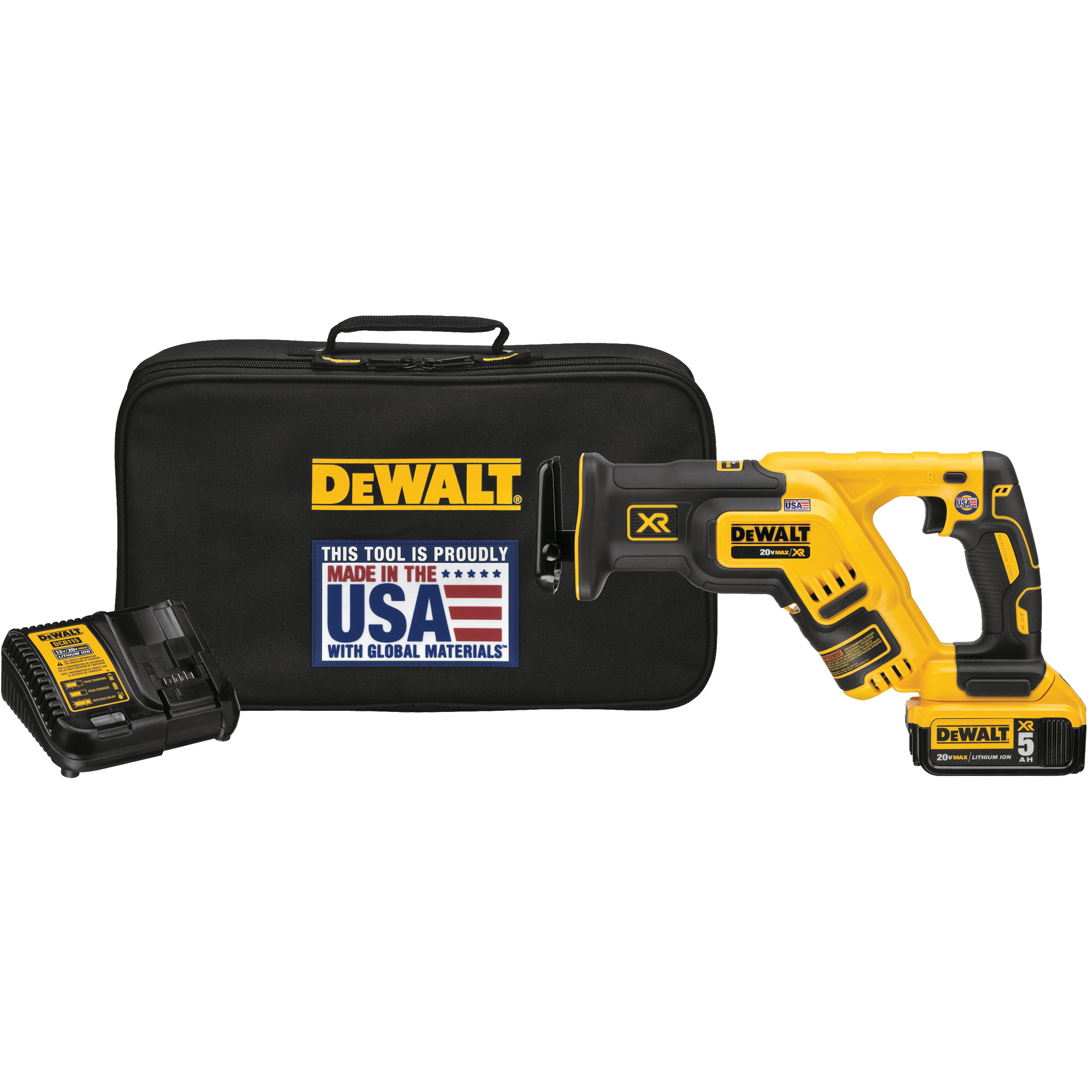 Ensemble de scie alternative compacte sans balais Max XRMD, 20 V, Lithium-ion Bloc-pile, 0-2900 coups/min