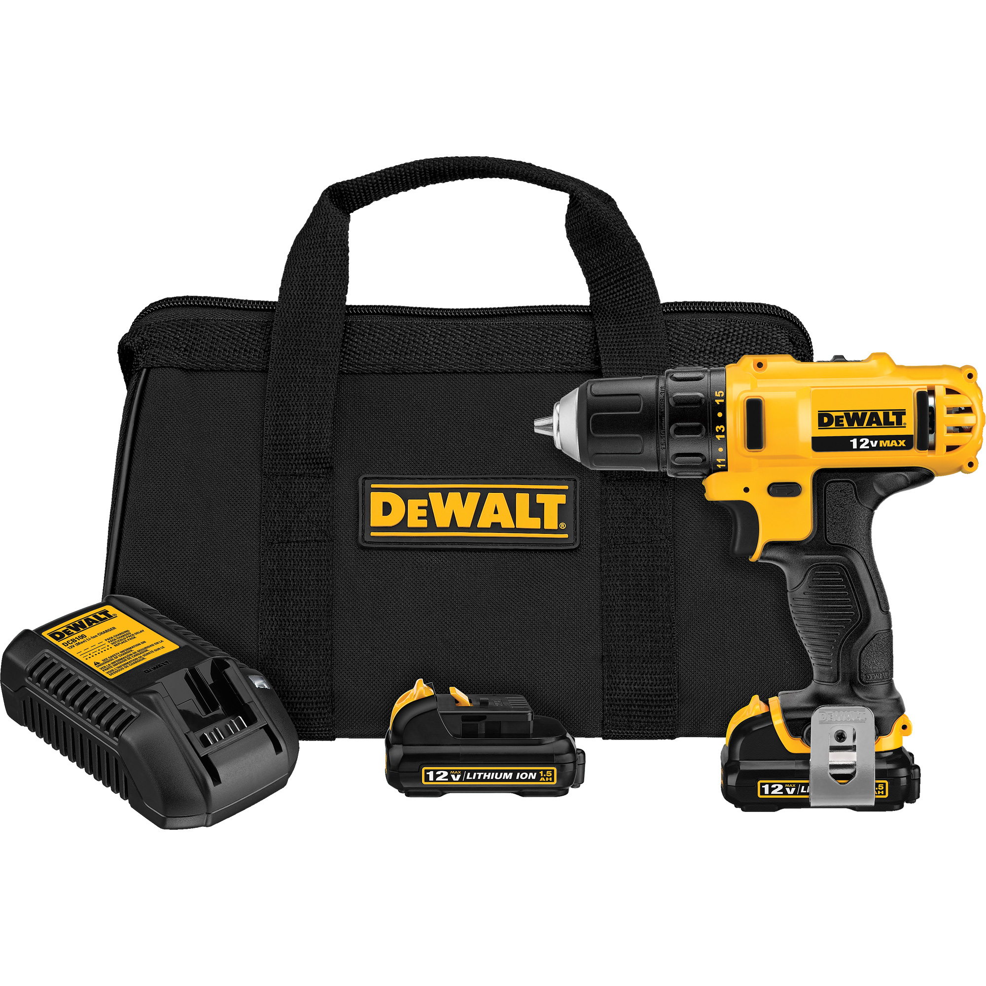 Ensemble perceuse/visseuse max, Lithium-ion, 12 V, Mandrin 3/8", Couple 189 UWO