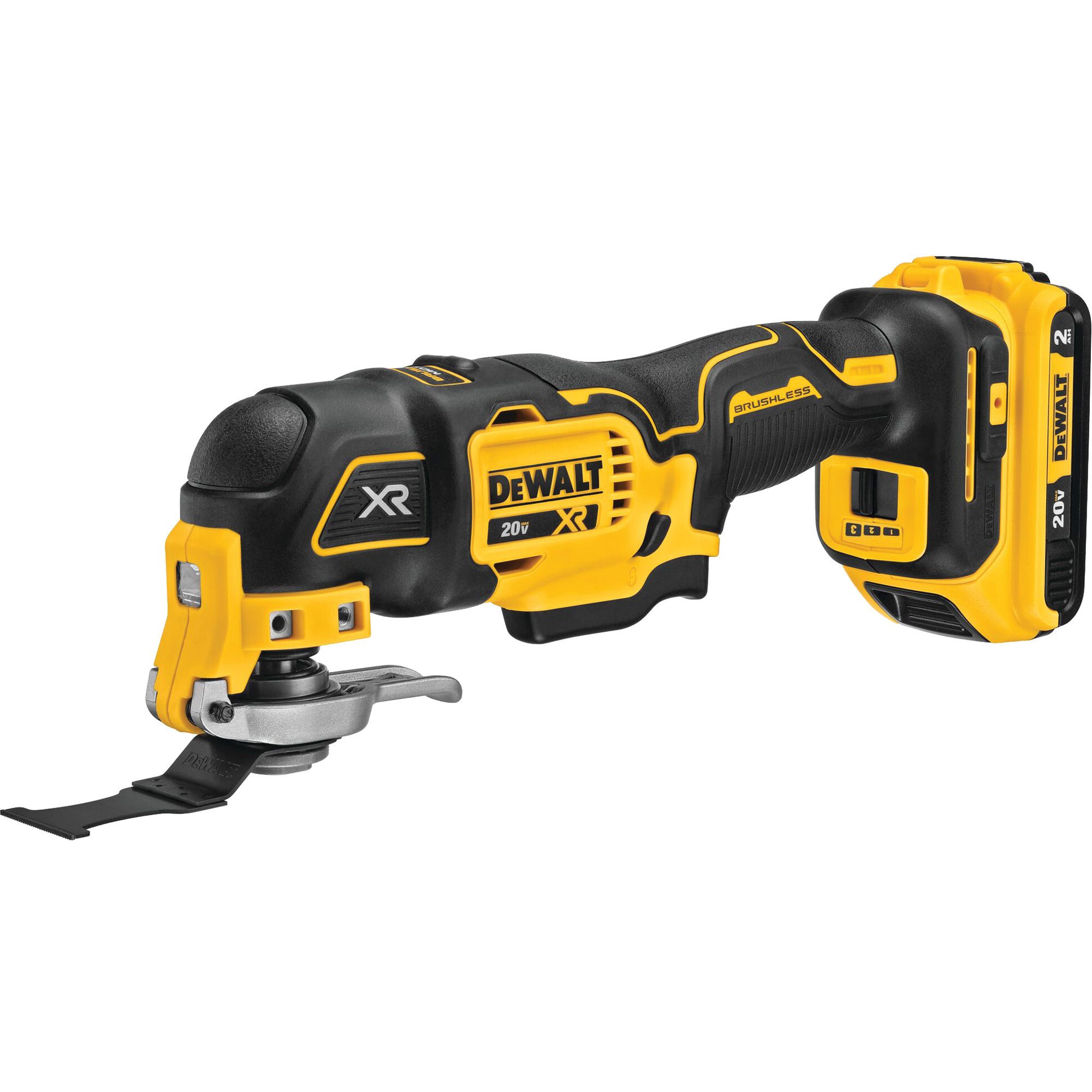 Ensemble pour outil polyvalent oscillant sans balai et sans fil à 3 vitesses XRMD, 20 V, Lithium-ion – Image 2