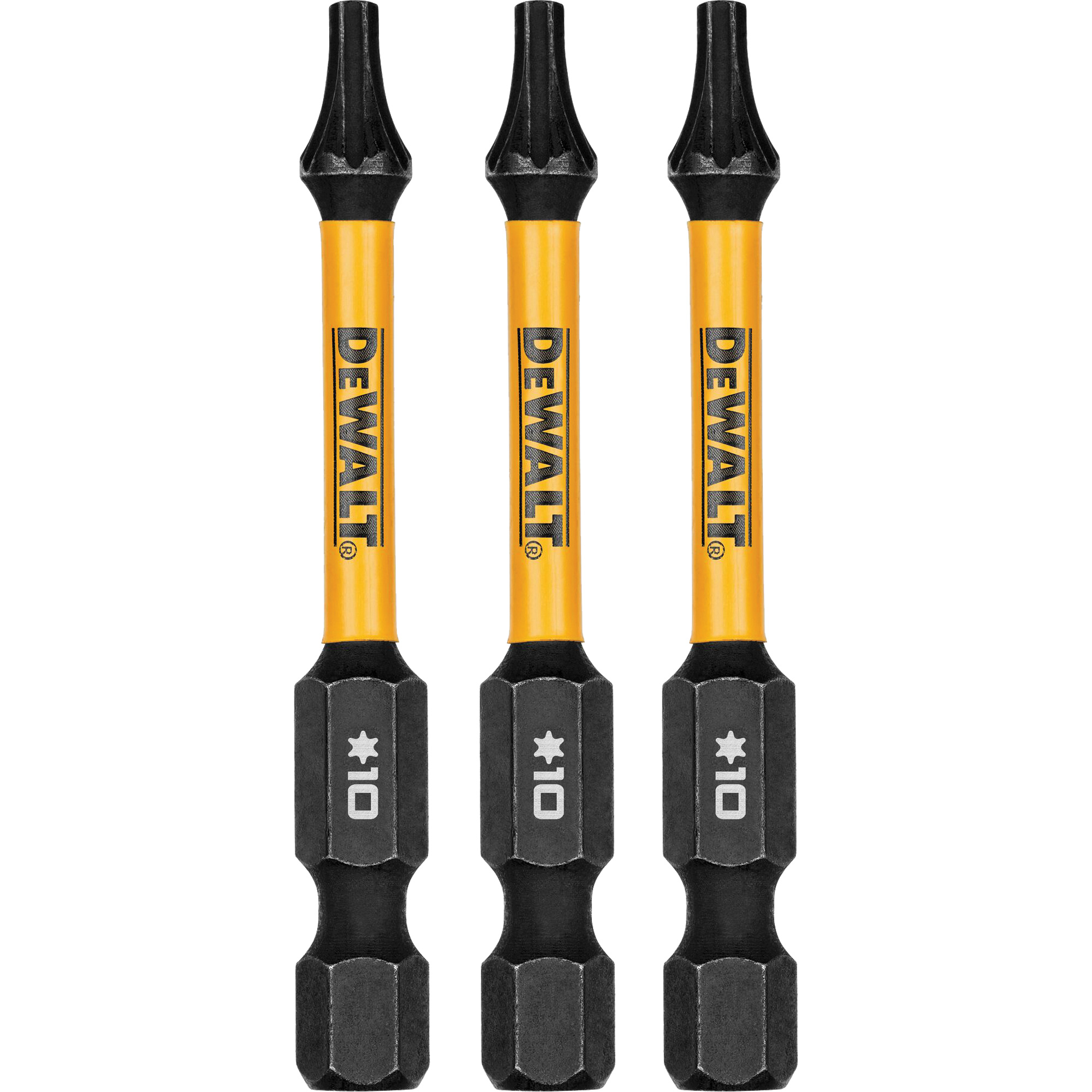 Forets pour tournevis à chocs FLEXTORQMD 3 mcx, Torx, T-10, Prise 1/4"
