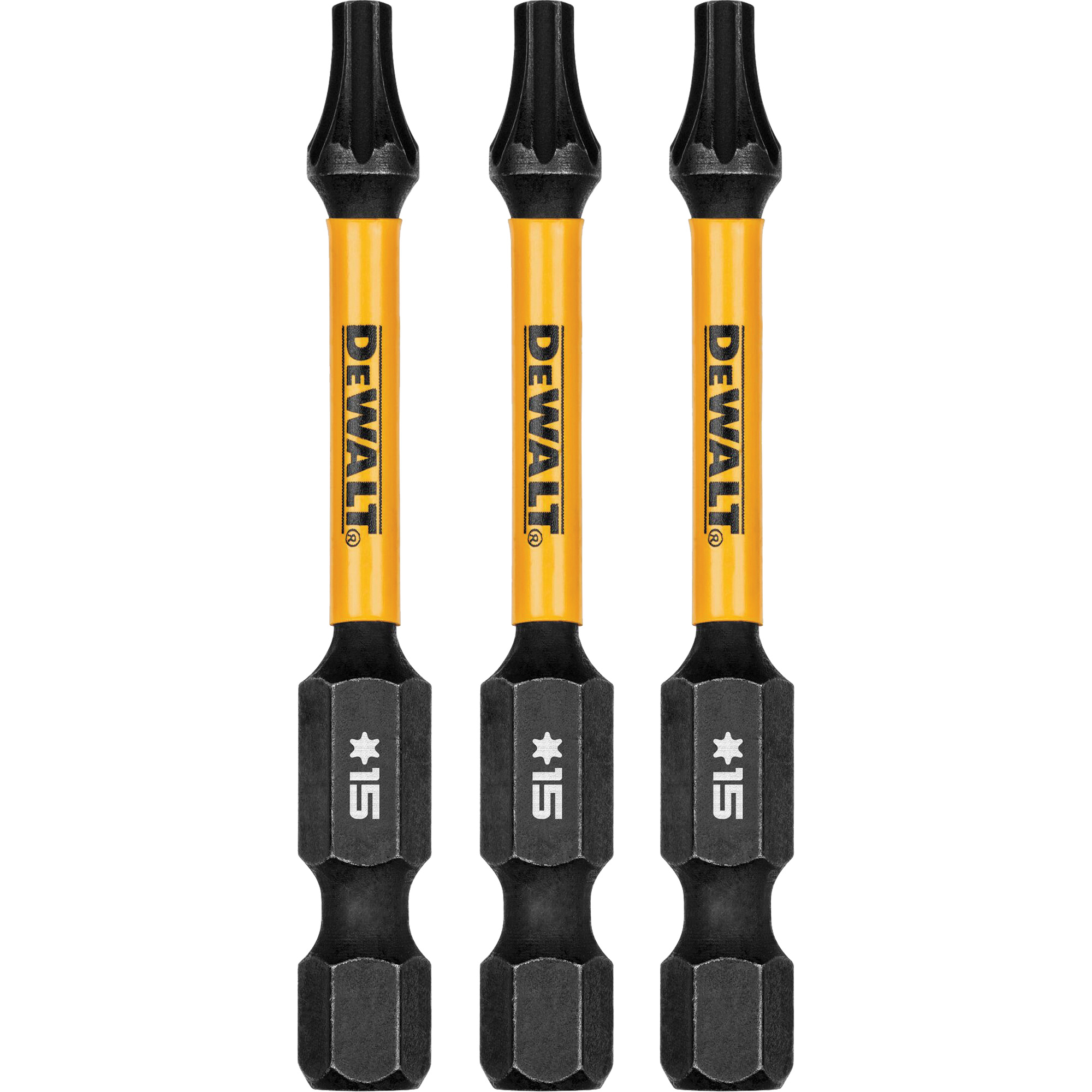 Forets pour tournevis à chocs FLEXTORQMD 3 mcx, Torx, T-15, Prise 1/4"