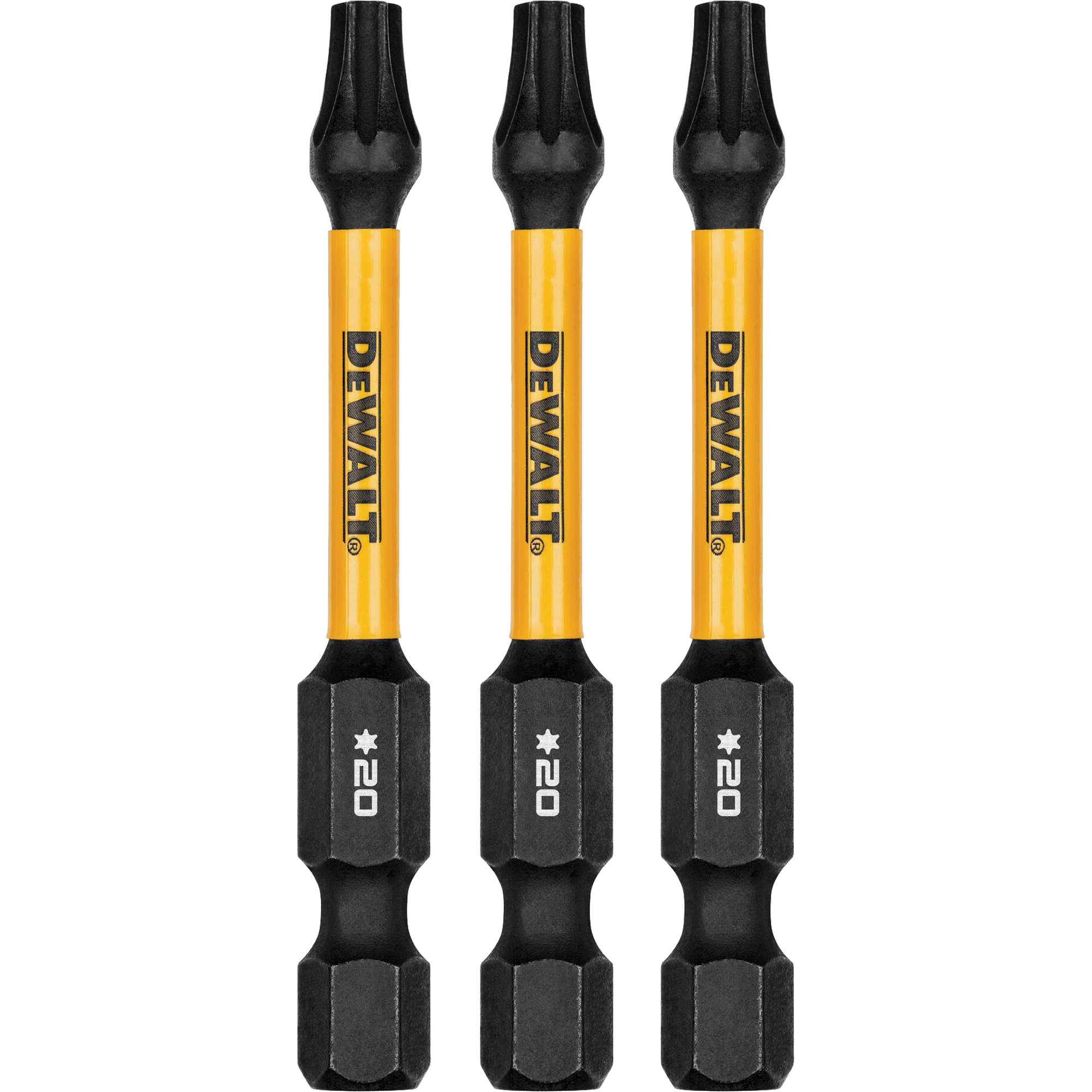 Forets pour tournevis à chocs FLEXTORQMD 3 mcx, Torx, T-20, Prise 1/4"