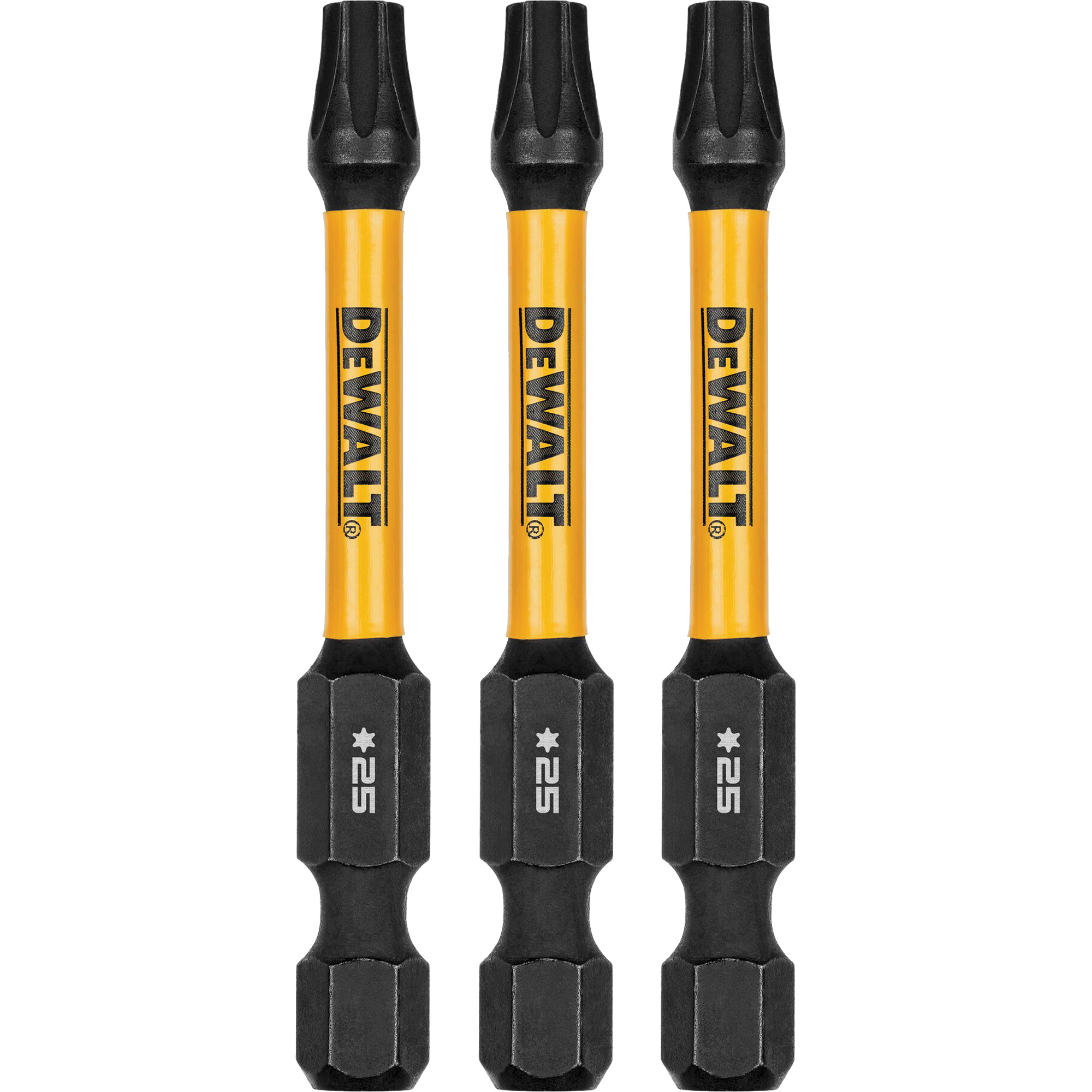 Forets pour tournevis à chocs FLEXTORQMD 3 mcx, Torx, T-25, Prise 1/4"